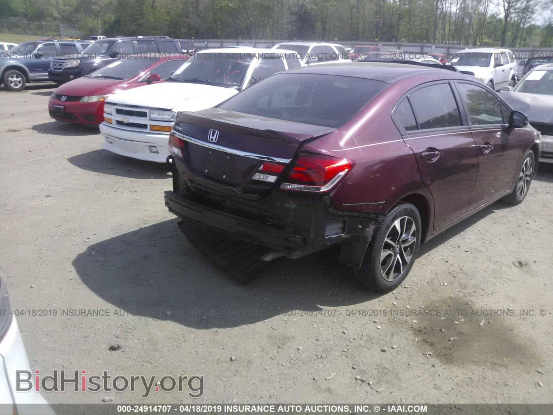 2013 HONDA CIVIC - VIN: 2HGFB2F89DH516843 - Фото 6