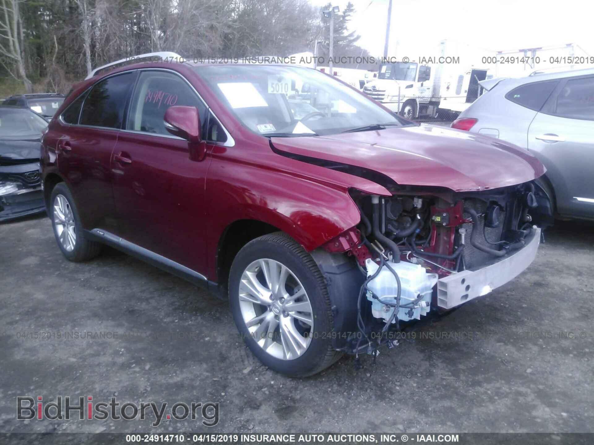 Photo JTJBC1BA2C2429822 - LEXUS RX 2012