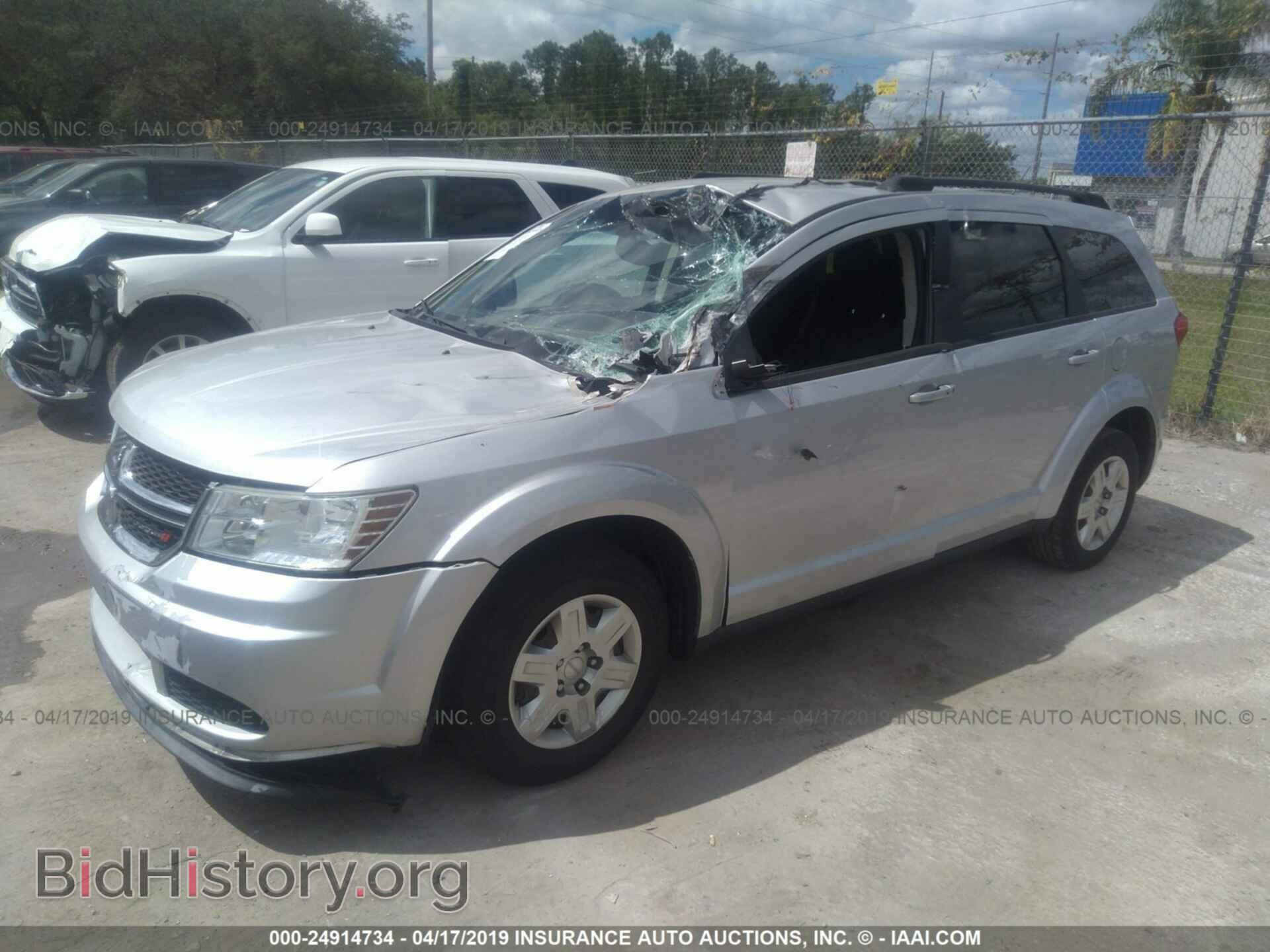 2012 DODGE JOURNEY - VIN: 3C4PDCAB2CT356168 - Фото 2