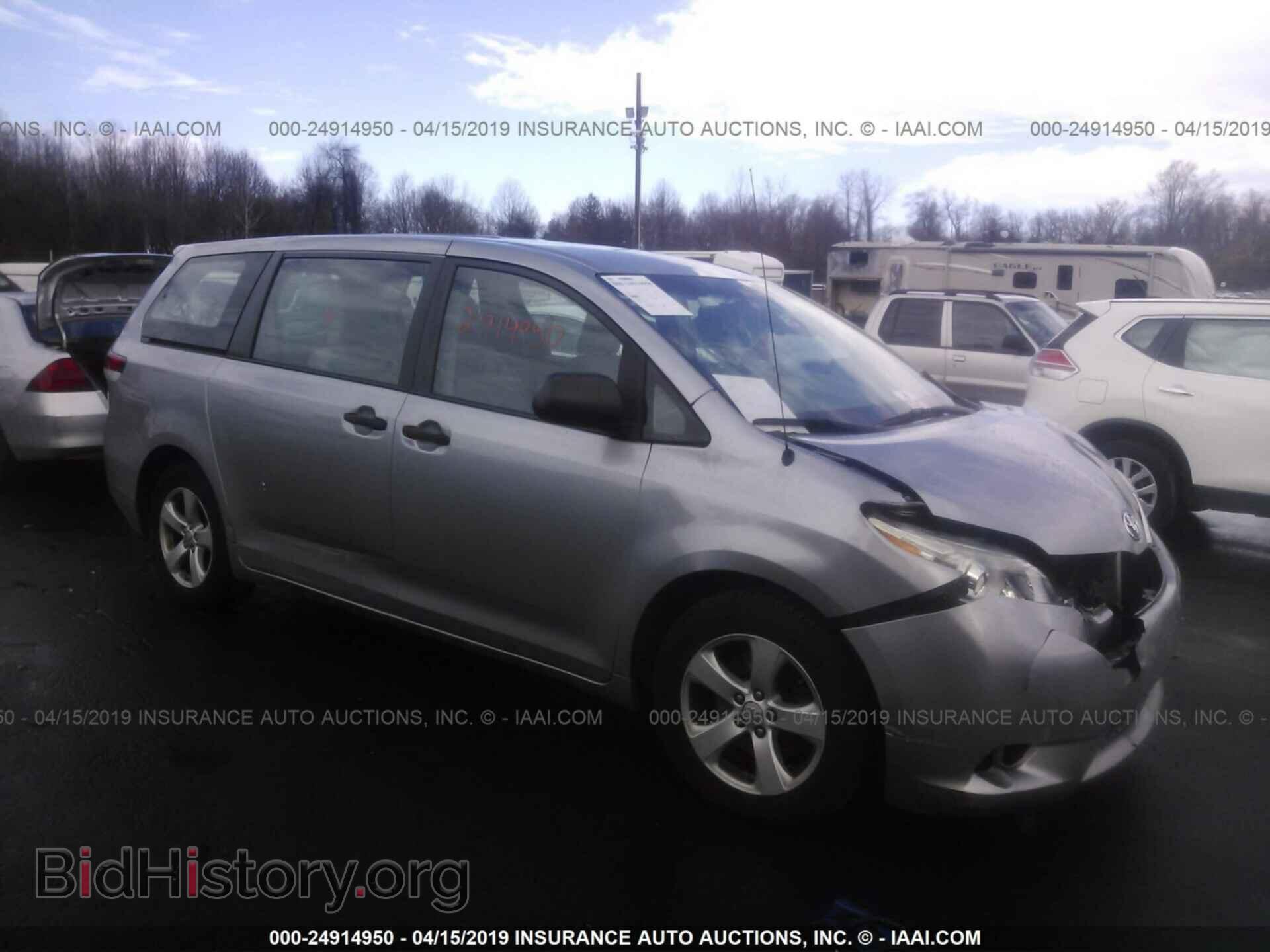 Фотография 5TDZK3DC9CS242536 - TOYOTA SIENNA 2012