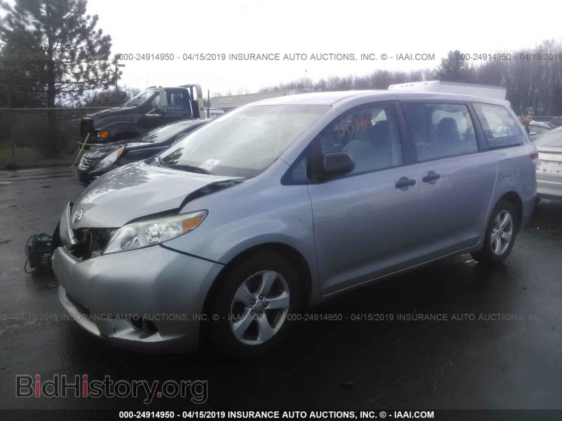 2012 TOYOTA SIENNA - VIN: 5TDZK3DC9CS242536 - Фото 2
