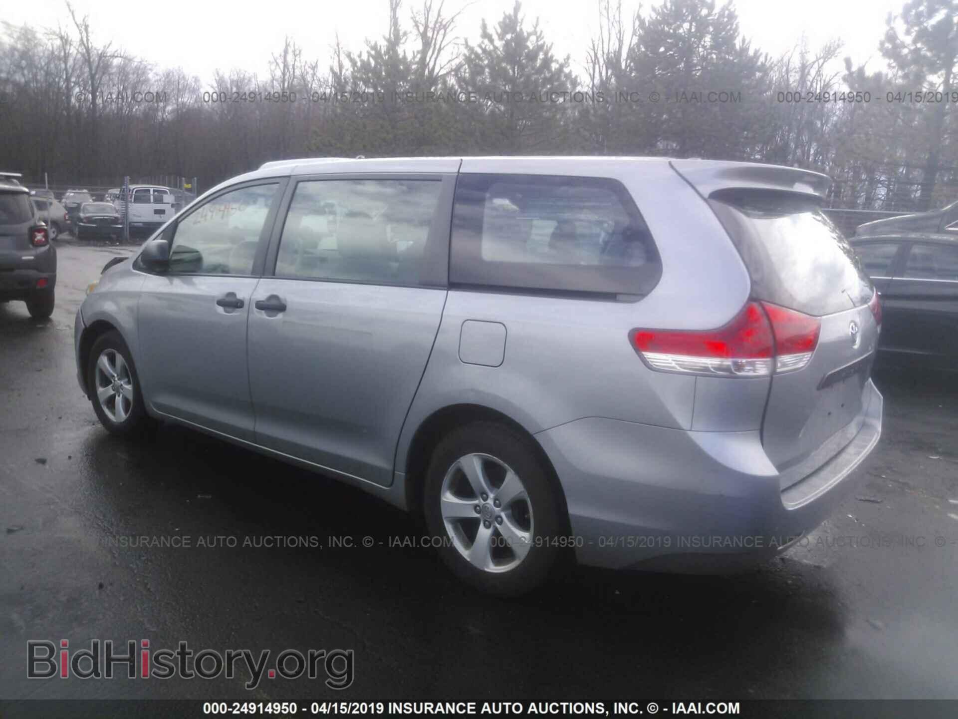 2012 TOYOTA SIENNA - VIN: 5TDZK3DC9CS242536 - Фото 3