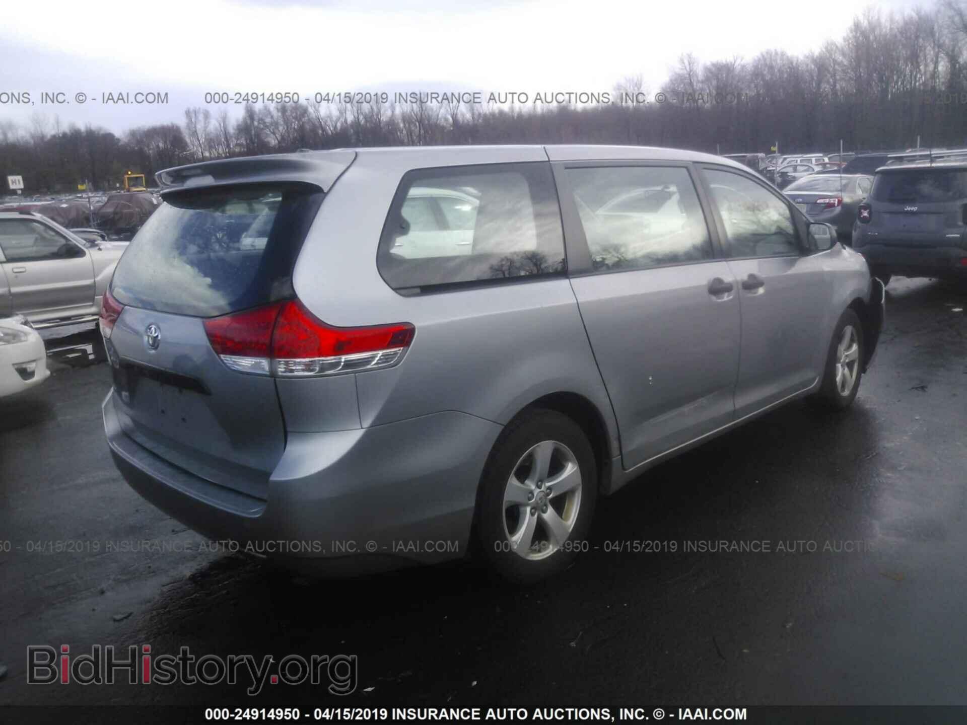 2012 TOYOTA SIENNA - VIN: 5TDZK3DC9CS242536 - Фото 4