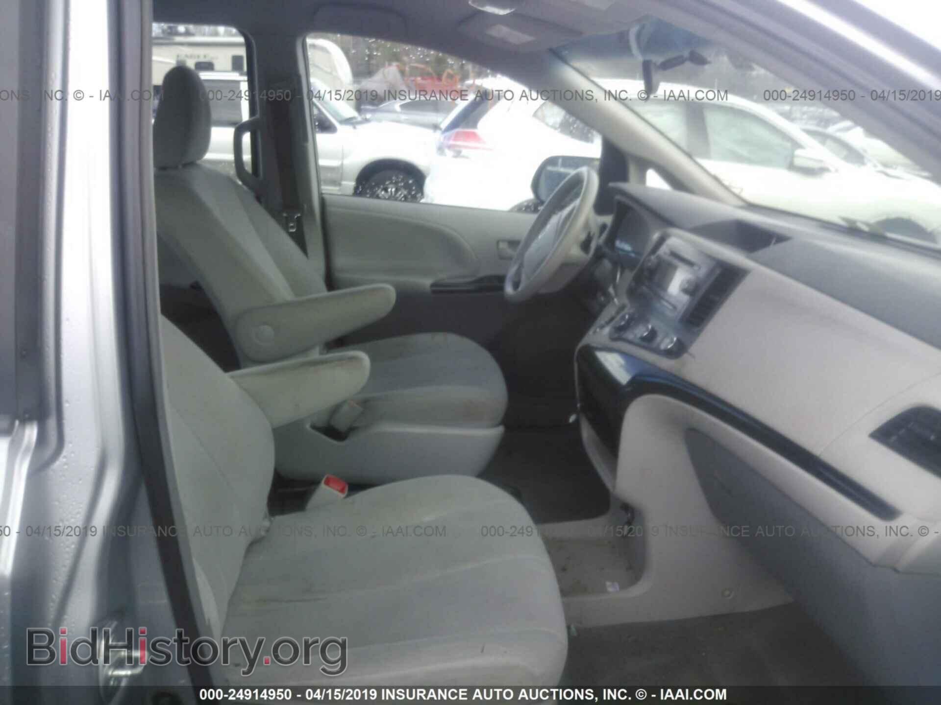 2012 TOYOTA SIENNA - VIN: 5TDZK3DC9CS242536 - Фото 5