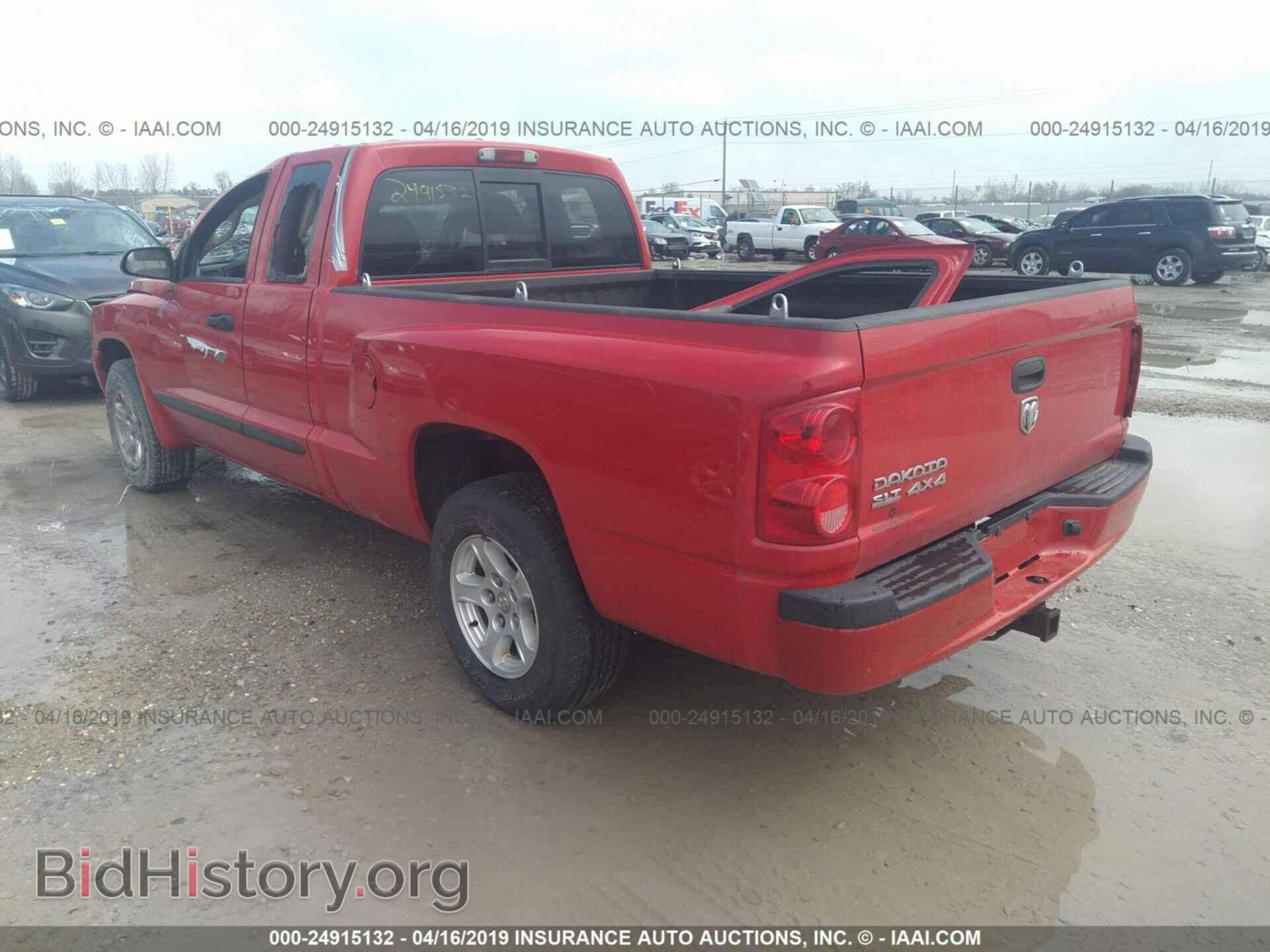 2007 DODGE DAKOTA - VIN: 1D7HW42K07S215664 - Фото 3