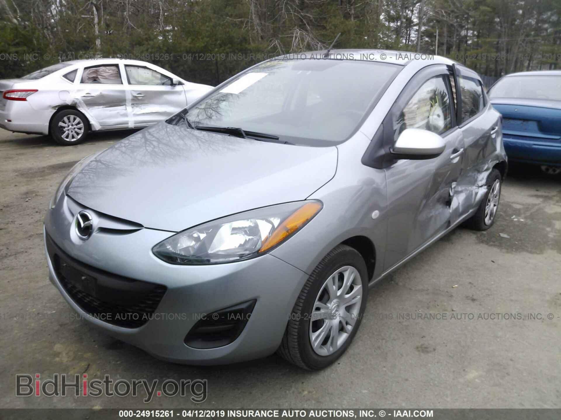 2012 MAZDA MAZDA2 - VIN: JM1DE1KZ4C0149424 - Фото 2