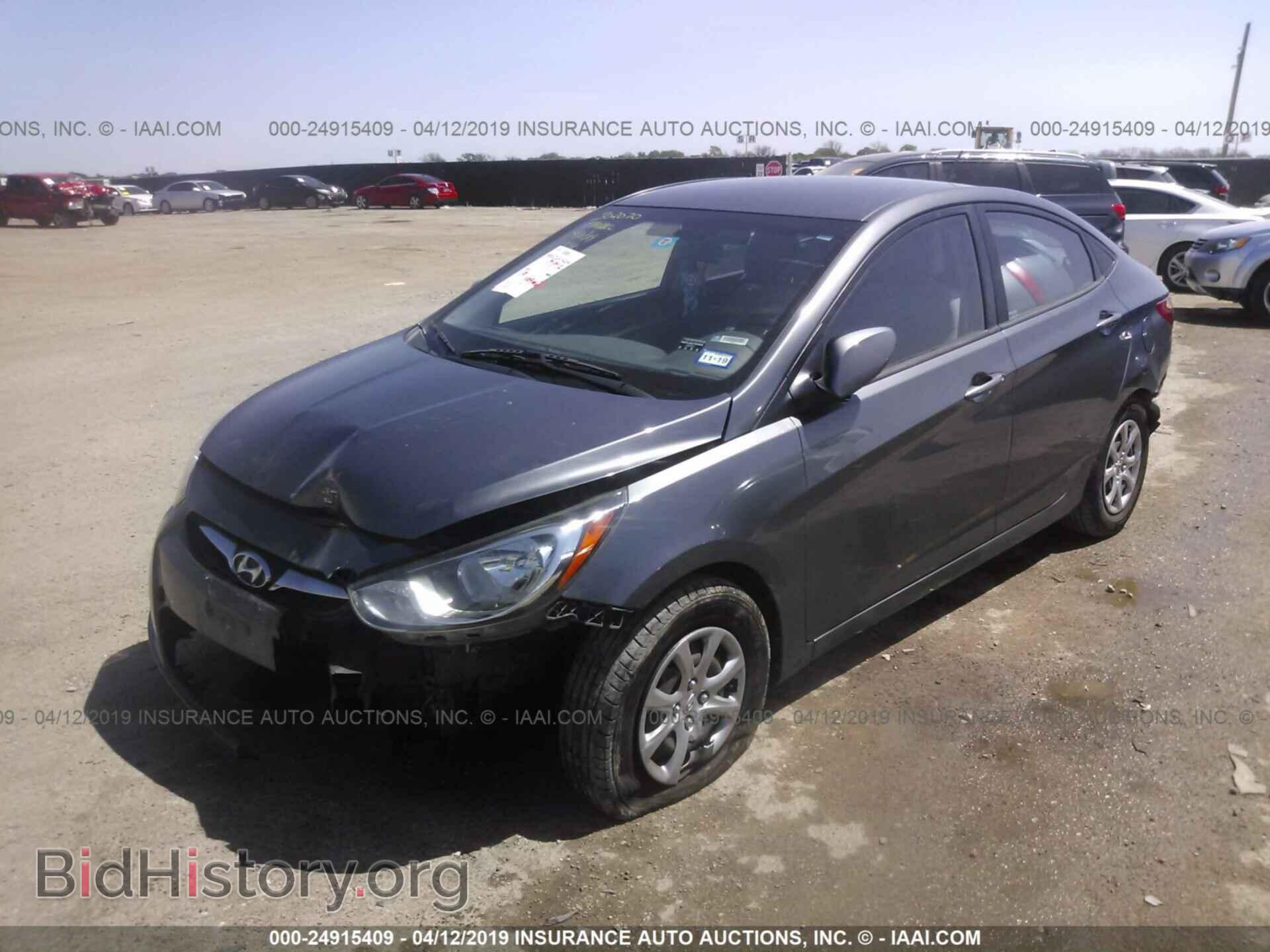 2013 HYUNDAI ACCENT - VIN: KMHCT4AEXDU351756 - Фото 2