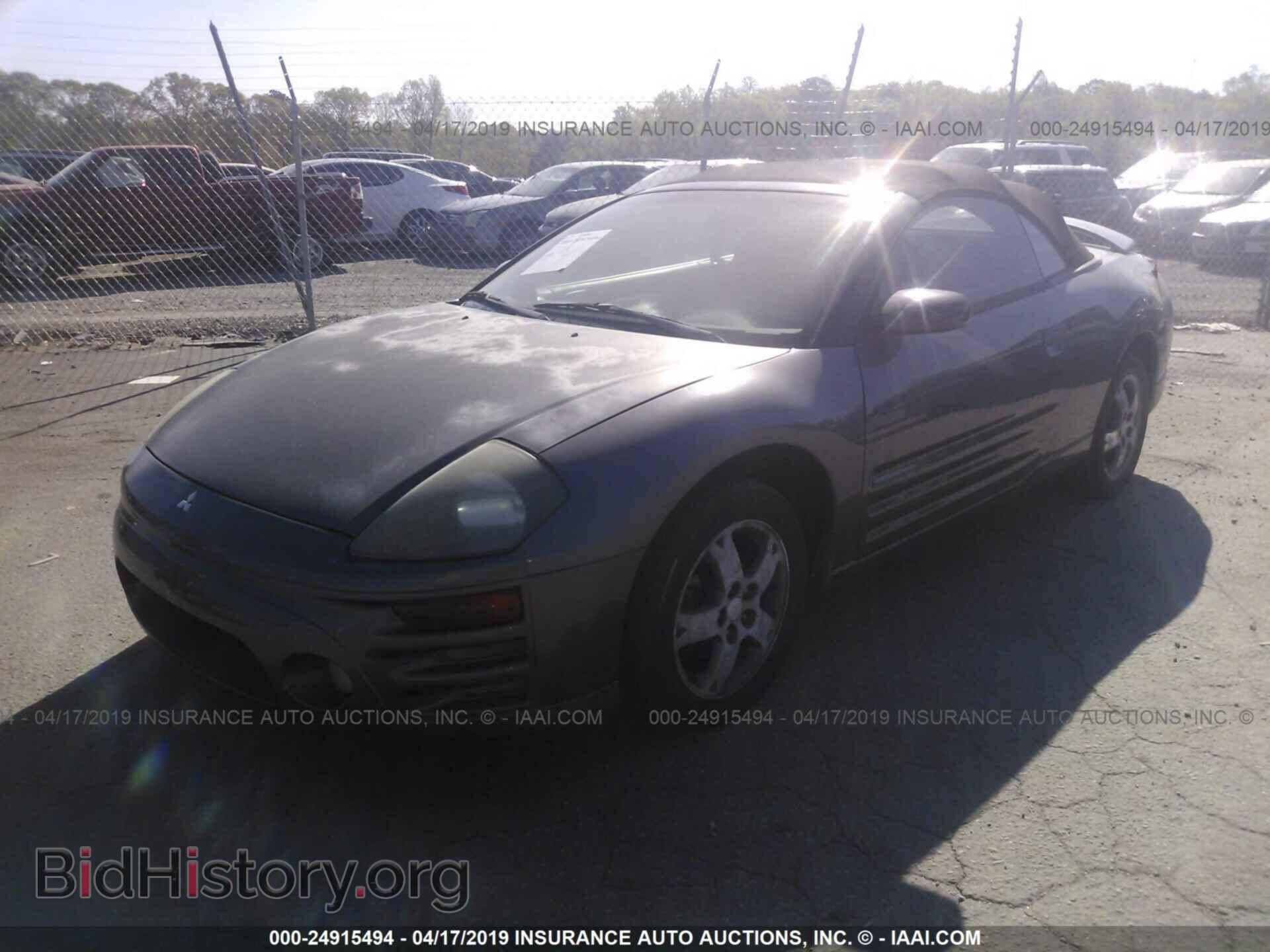 2003 MITSUBISHI ECLIPSE - VIN: 4A3AE45G83E026854 - Фото 2