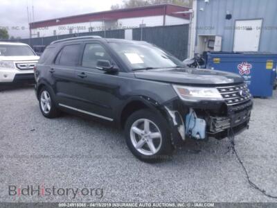 2016 Ford EXPLORER XLT, зеленый — VIN 1FM5K8D8XGGB30296, IAAI
