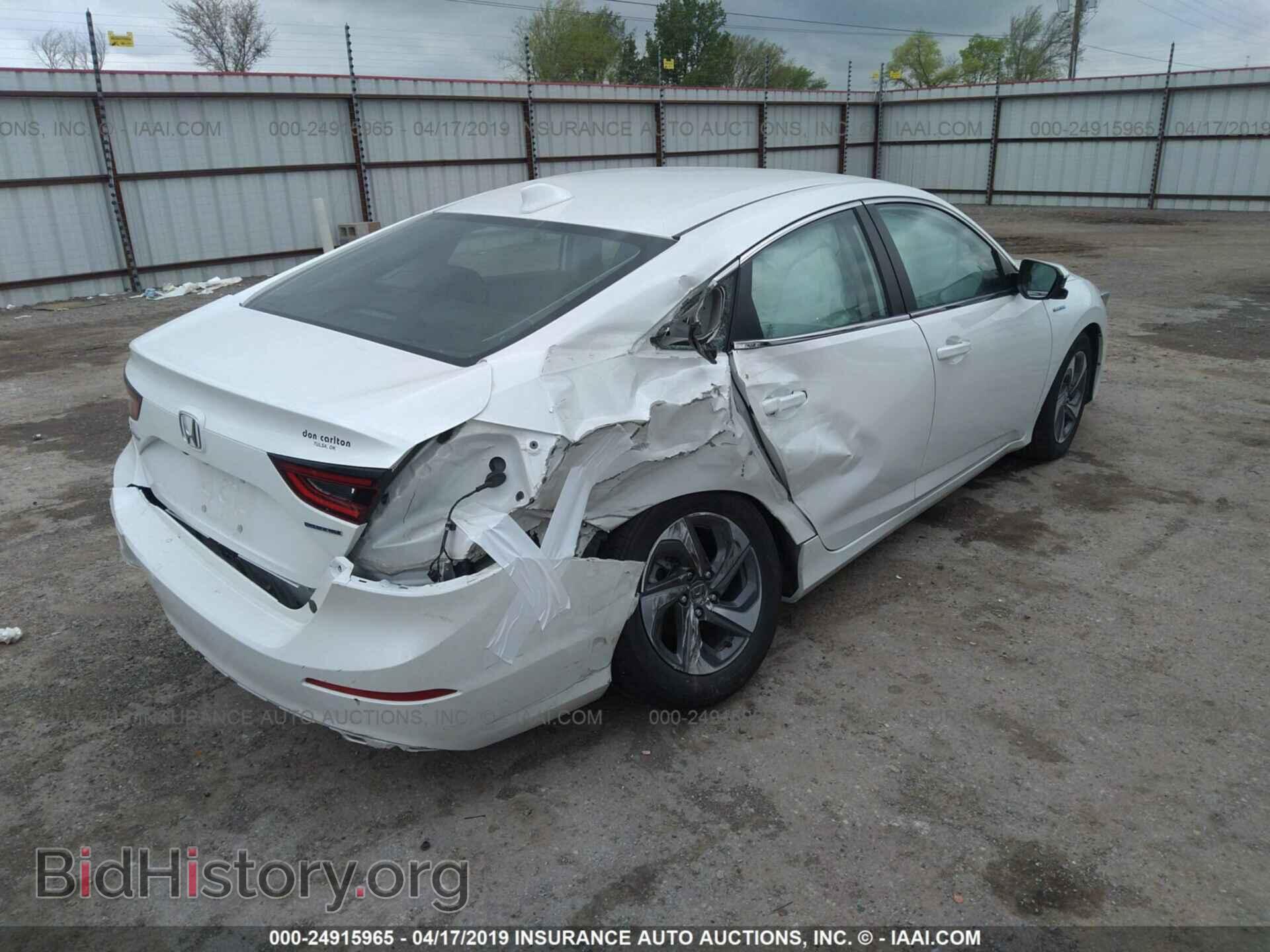 2019 HONDA INSIGHT - VIN: 19XZE4F58KE009106 - Фото 4