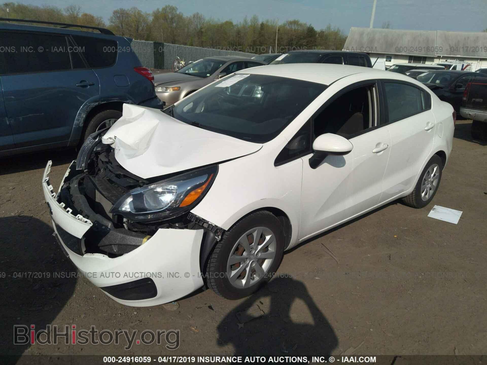 2015 KIA RIO - VIN: KNADM4A34F6456589 - Фото 2