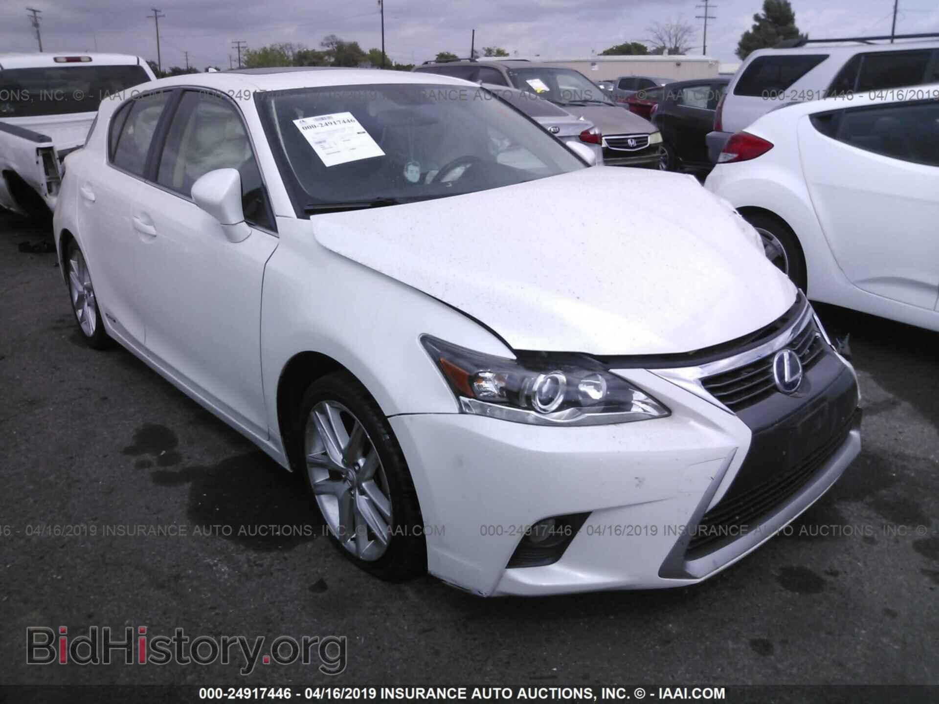 Photo JTHKD5BH8E2199452 - LEXUS CT 2014