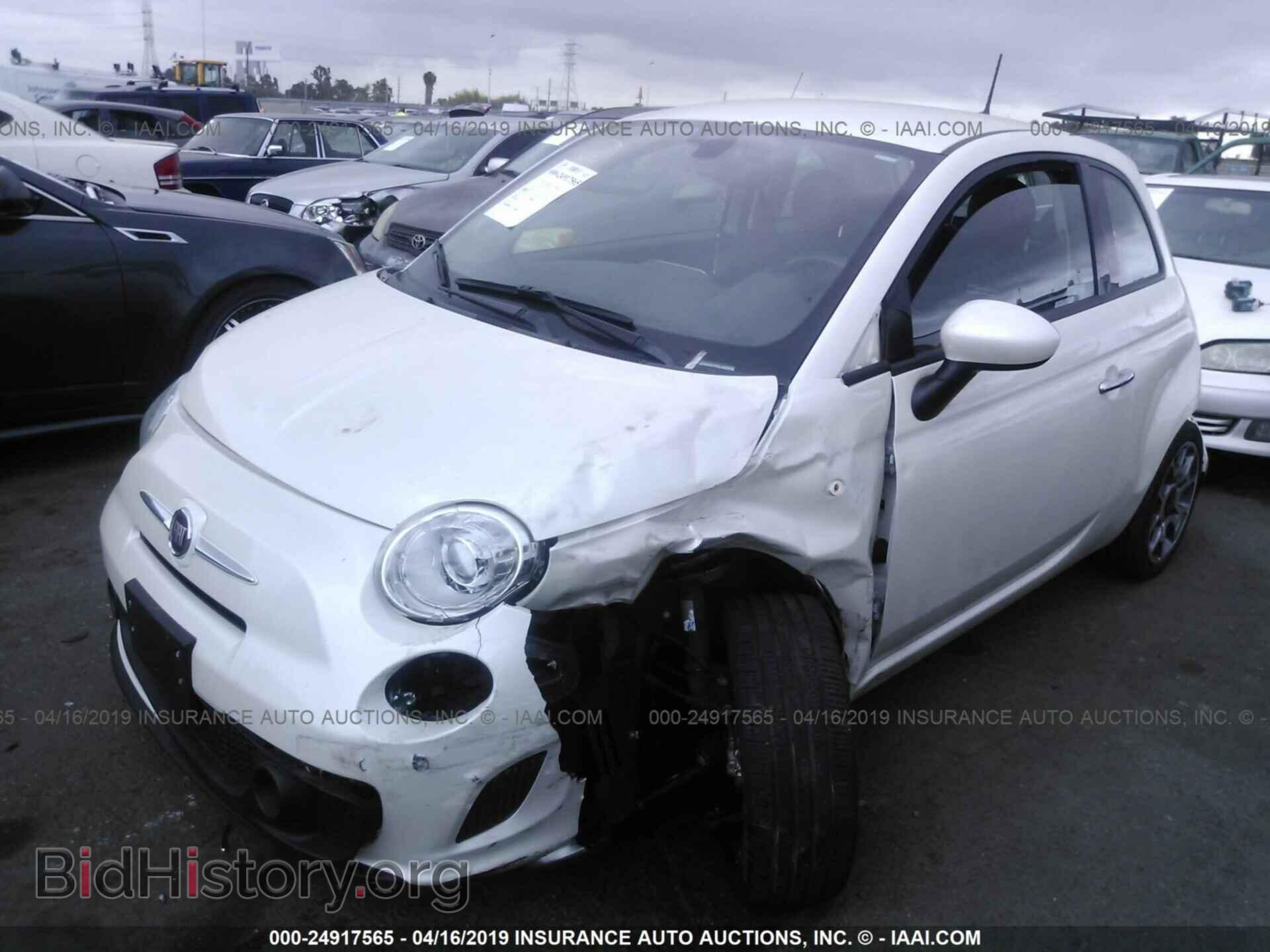2018 FIAT 500 - VIN: 3C3CFFKH5JT412196 - Фото 2