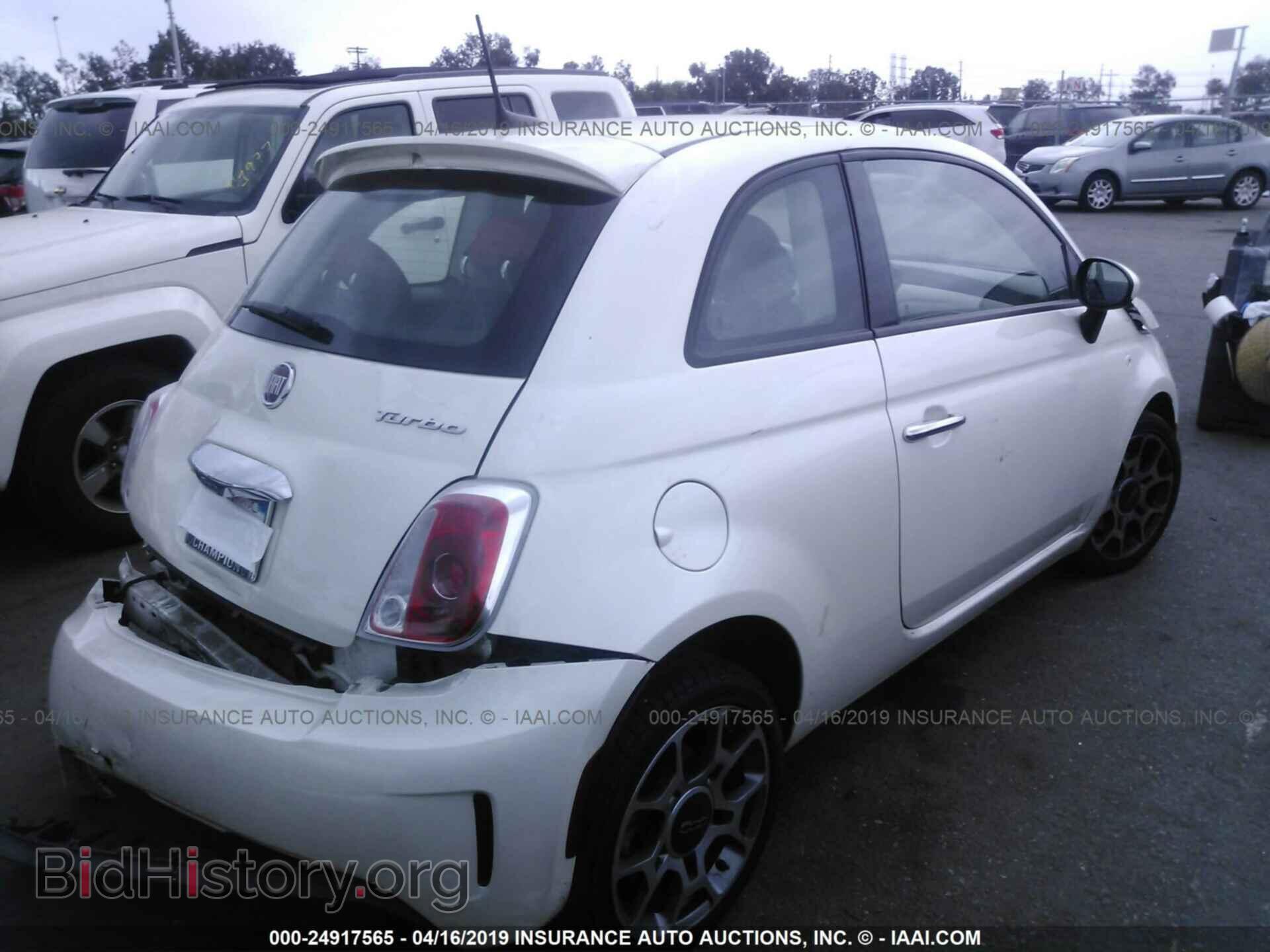 2018 FIAT 500 - VIN: 3C3CFFKH5JT412196 - Фото 4