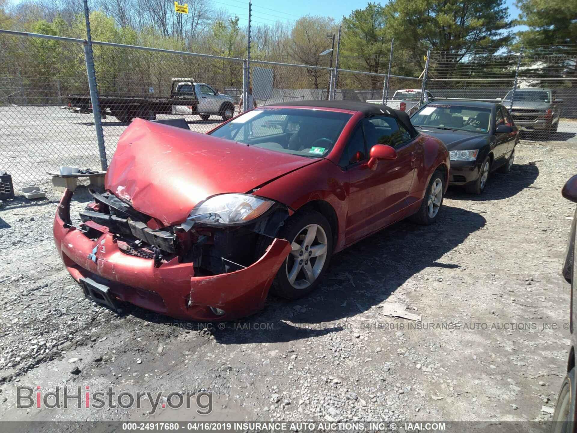 2008 MITSUBISHI ECLIPSE - VIN: 4A3AL25F28E039446 - Фото 2