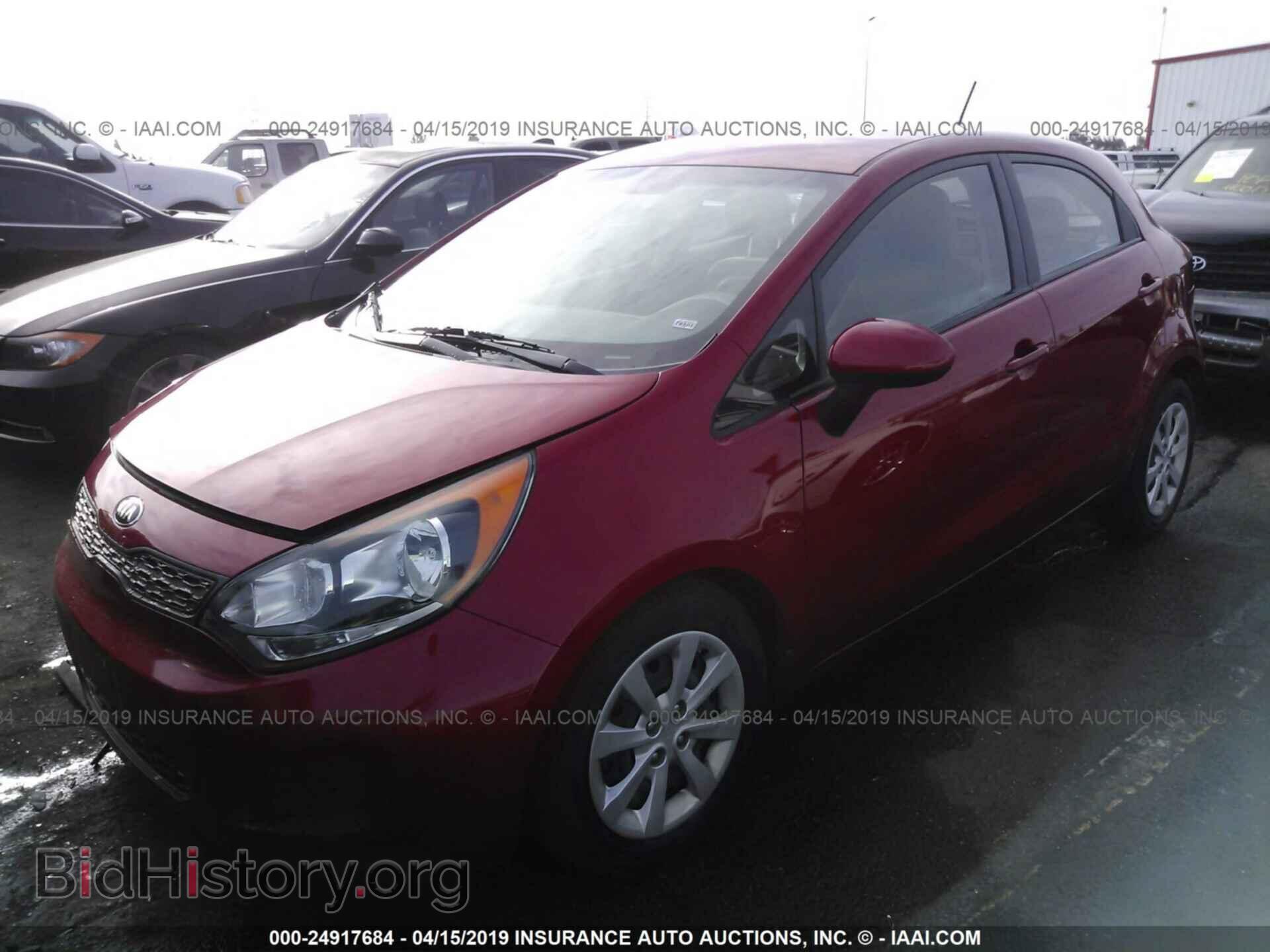 2014 KIA RIO - VIN: KNADM5A35E6409060 - Фото 2