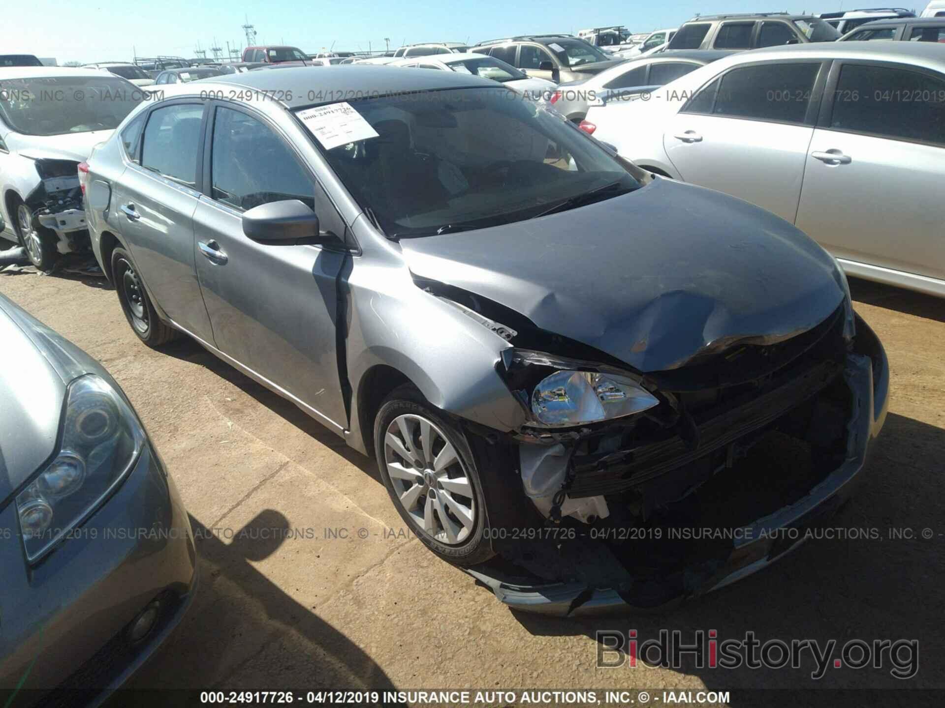 Photo 3N1AB7AP2EL619327 - NISSAN SENTRA 2014