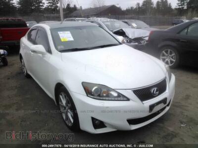 2011 Lexus IS 250, white — VIN JTHCF5C29B5045254, IAAI