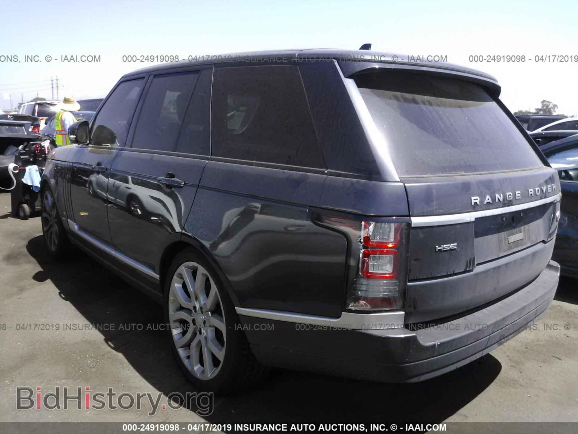 2016 LAND ROVER RANGE ROVER - VIN: SALGS2VF3GA255529 - Фото 3