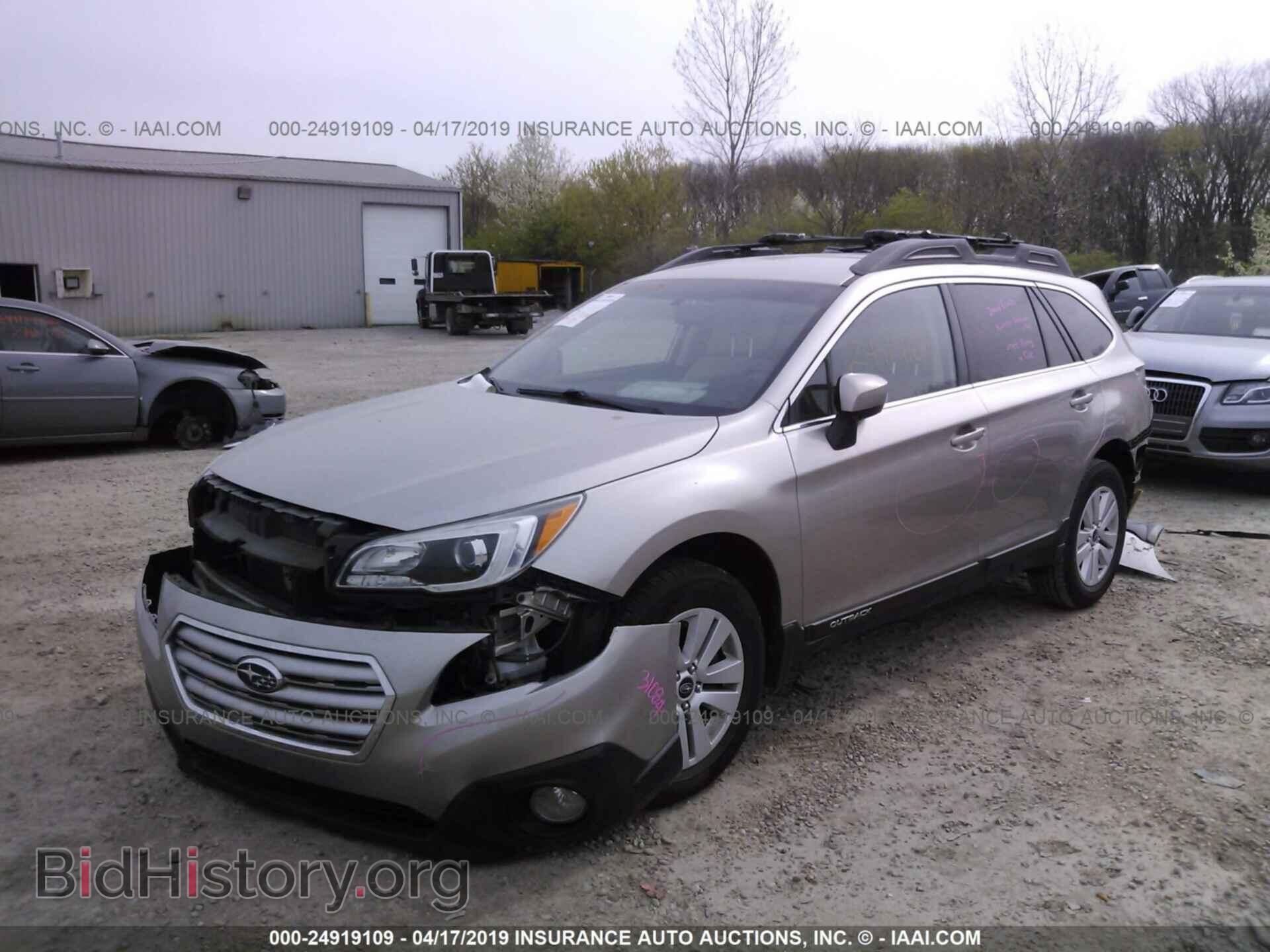 2015 SUBARU OUTBACK - VIN: 4S4BSBCC2F3204726 - Фото 2