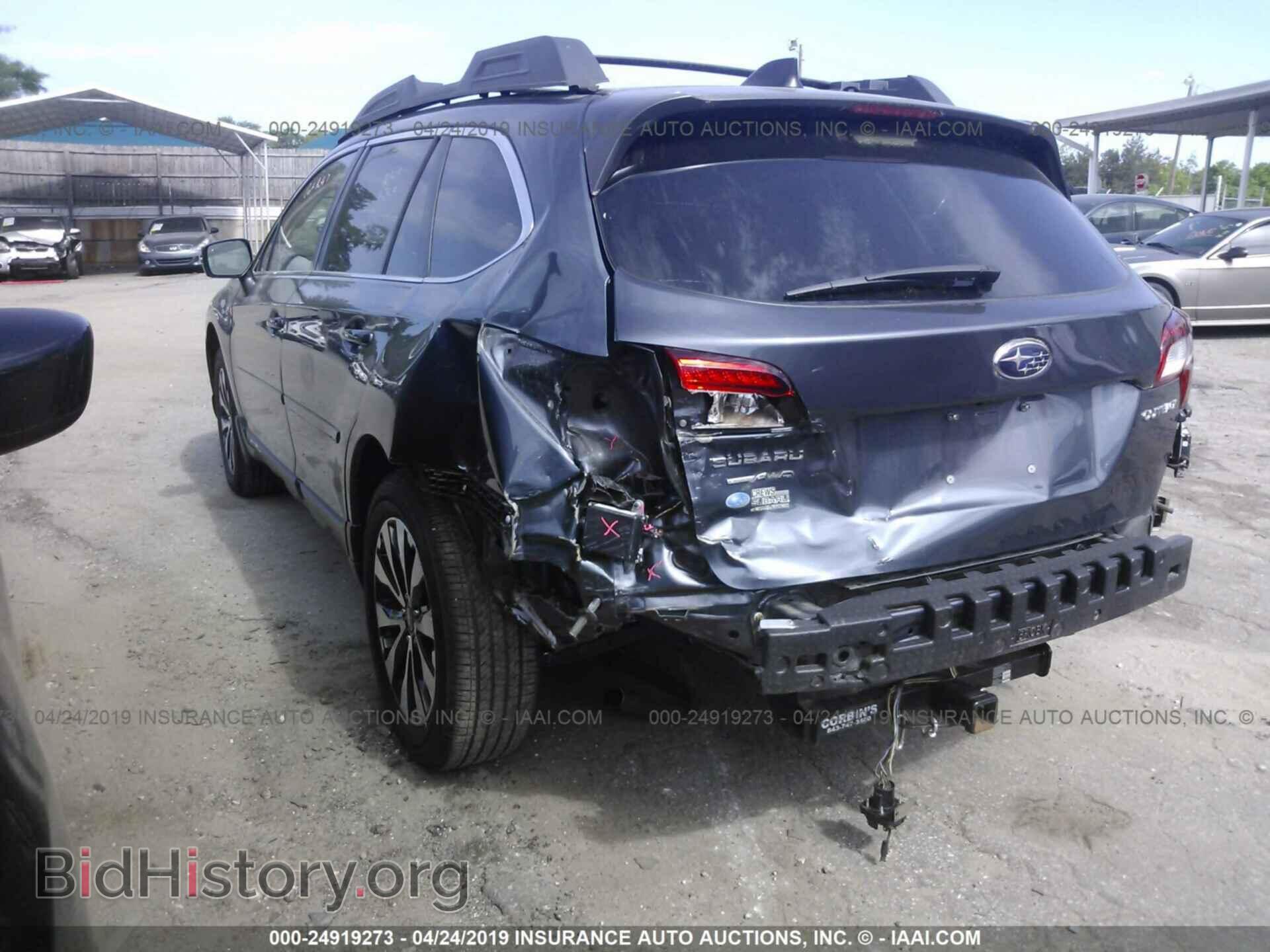 2016 SUBARU OUTBACK - VIN: 4S4BSBNC8G3337599 - Фото 3