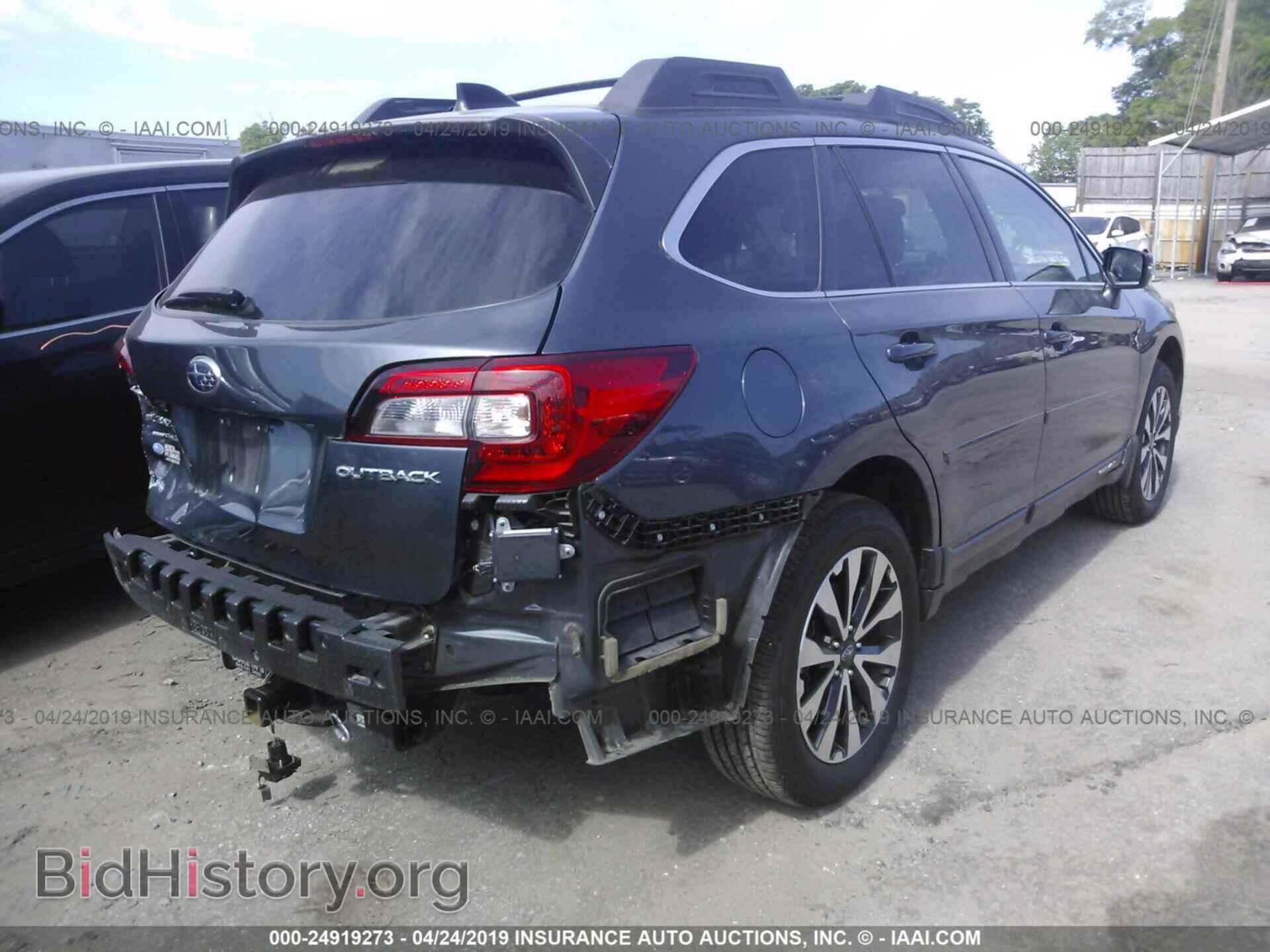 2016 SUBARU OUTBACK - VIN: 4S4BSBNC8G3337599 - Фото 4