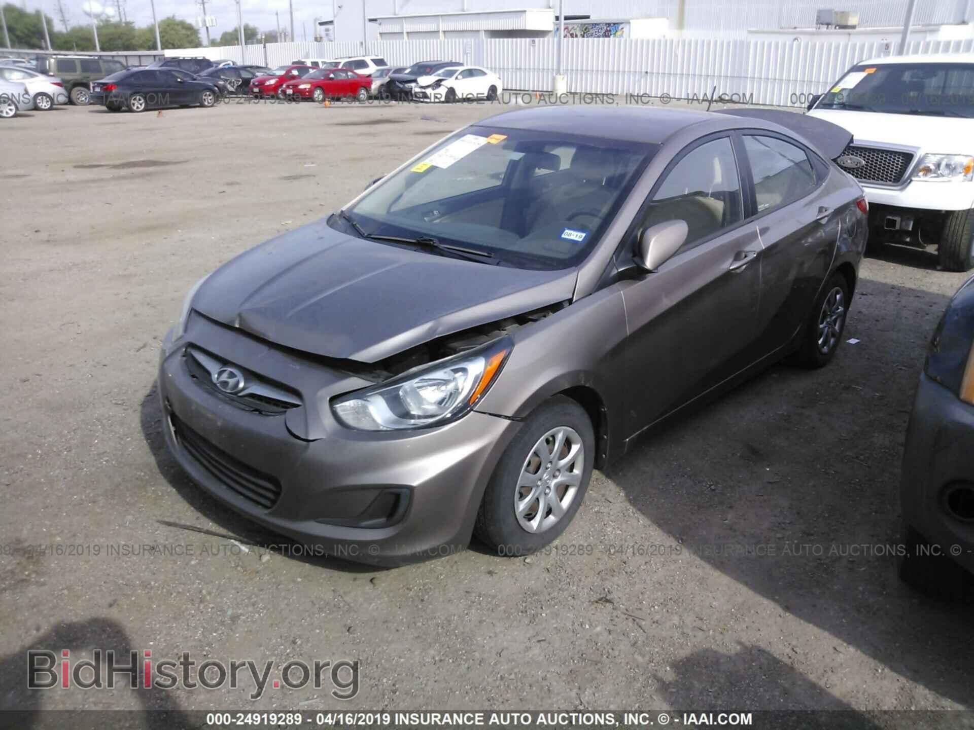 2013 HYUNDAI ACCENT - VIN: KMHCT4AE0DU476071 - Фото 2