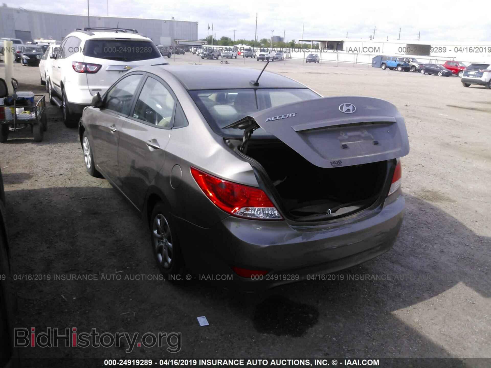 2013 HYUNDAI ACCENT - VIN: KMHCT4AE0DU476071 - Фото 3