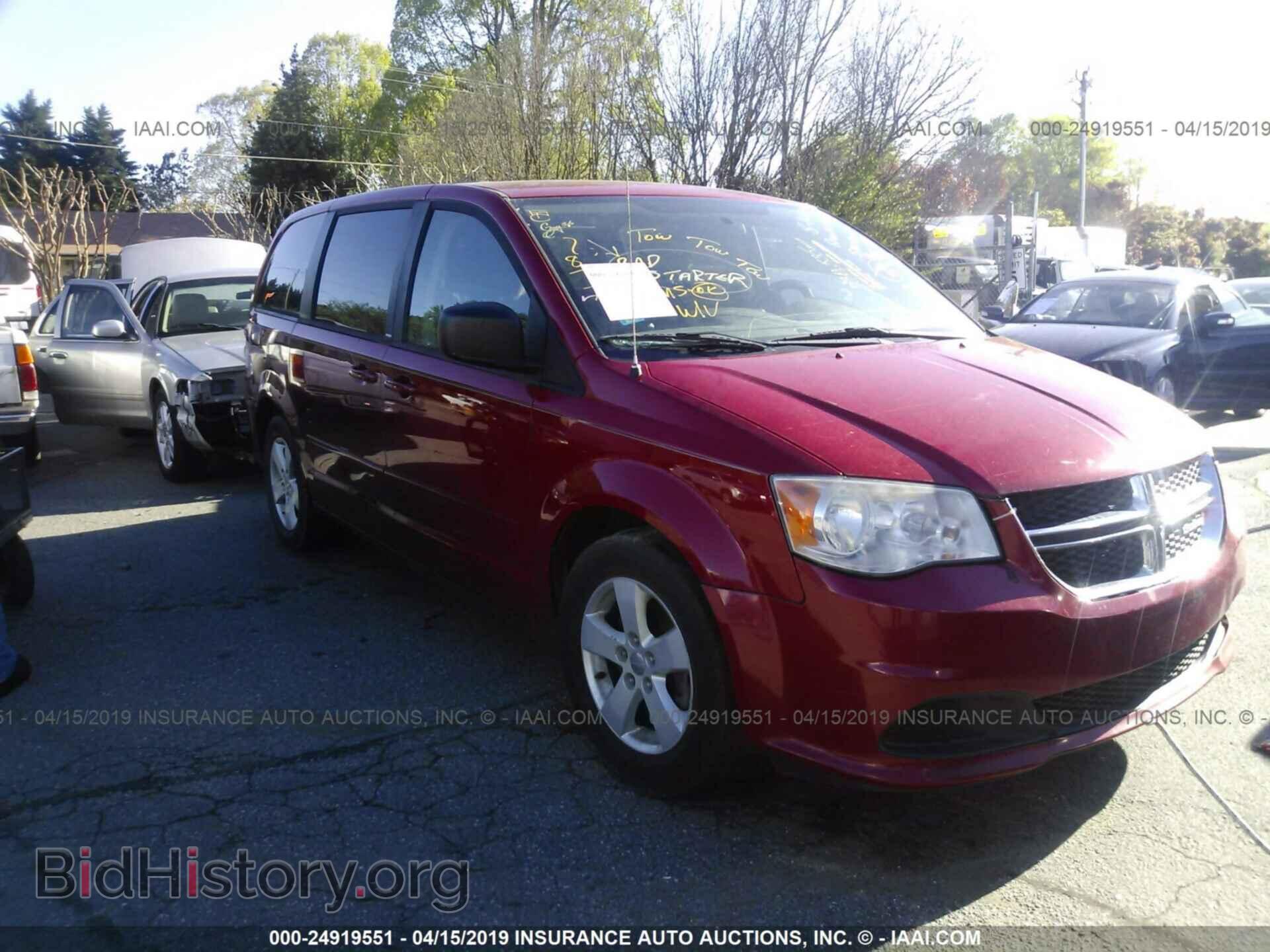 Photo 2C4RDGBG9DR616368 - DODGE GRAND CARAVAN 2013