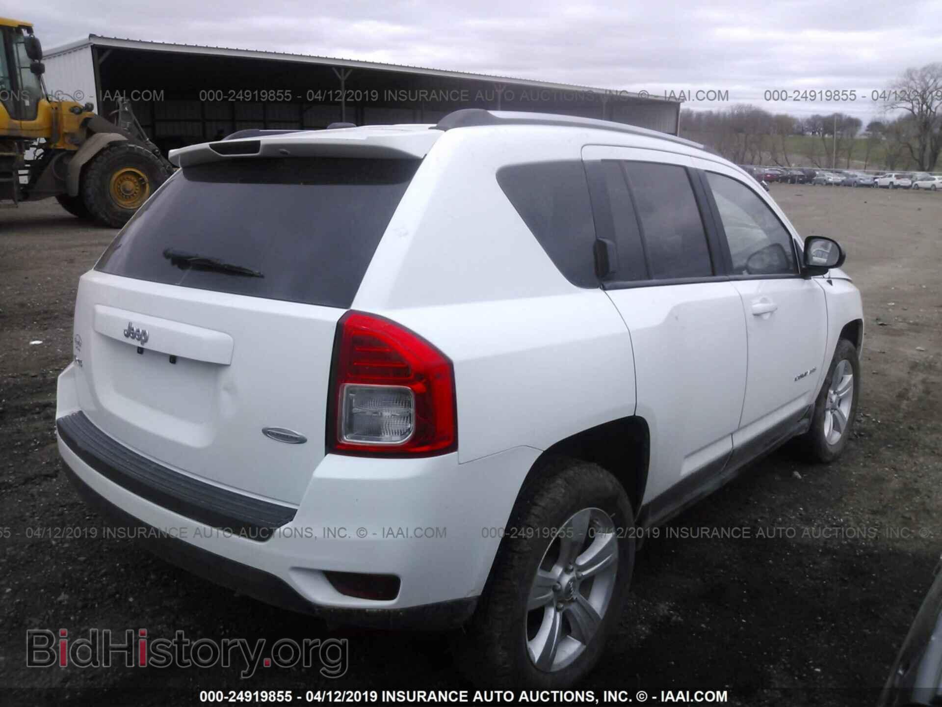 2012 JEEP COMPASS - VIN: 1C4NJDEB0CD621286 - Фото 4
