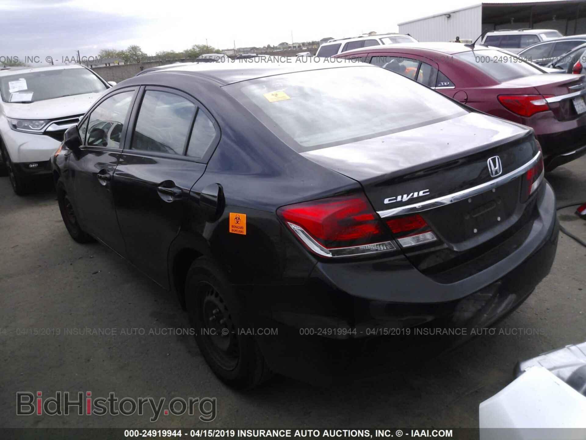 2013 HONDA CIVIC - VIN: 2HGFB2F55DH517414 - Фото 3