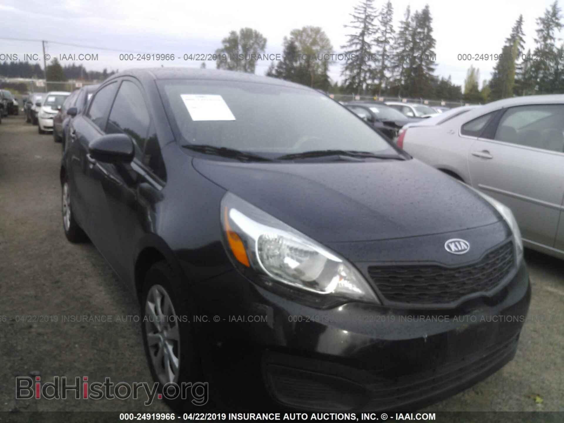 Photo KNADM4A35D6124206 - KIA RIO 2013