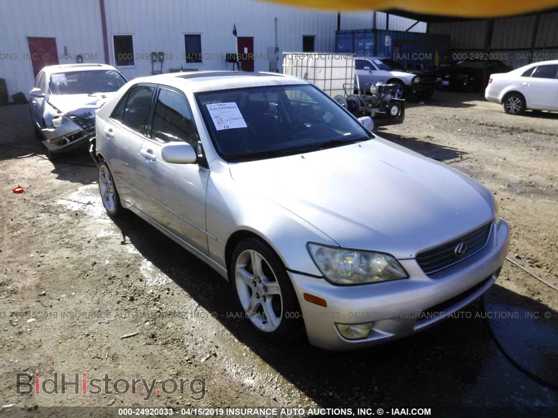 Photo JTHBD182710018326 - LEXUS IS 2001