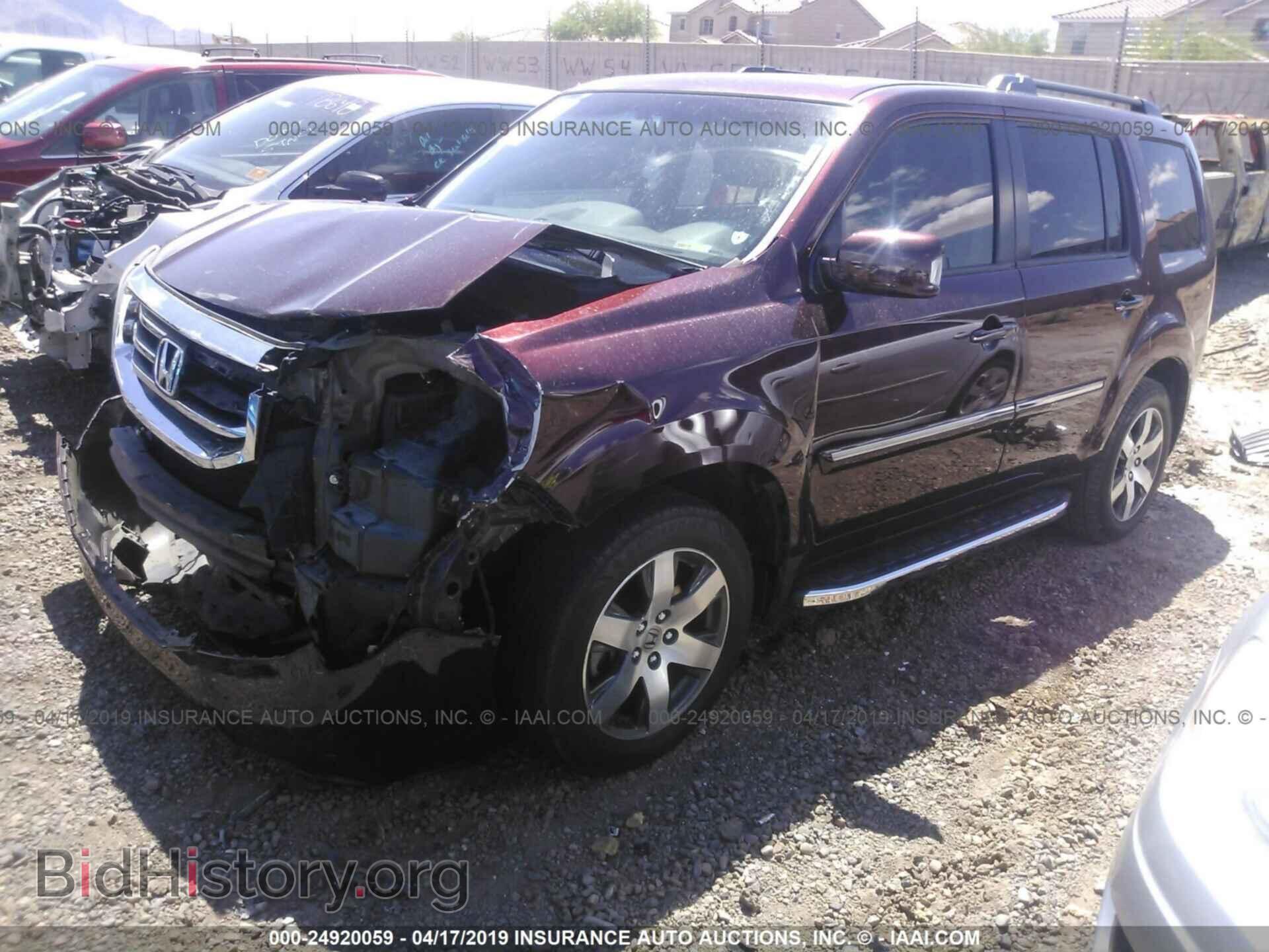 2012 HONDA PILOT - VIN: 5FNYF3H97CB036778 - Фото 2