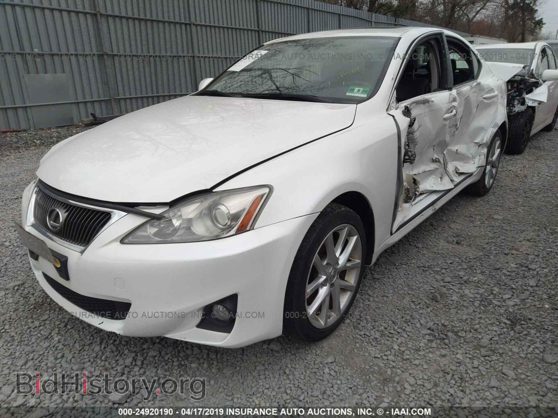 2012 LEXUS IS - VIN: JTHCF5C24C5053408 - Фото 2