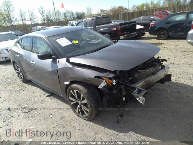 2017 Nissan MAXIMA 3.5S/SV/SL/SR/Plat (VIN 1N4AA6AP1HC383818) — photo 1 of 10, IAAI, damage: front end