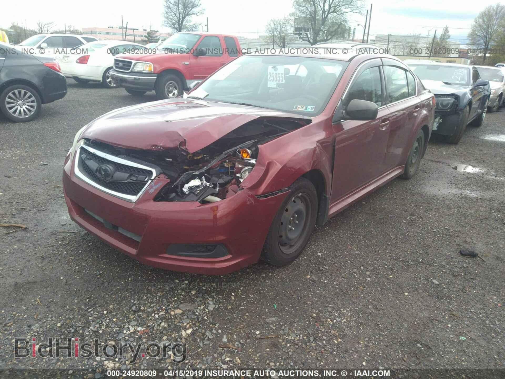 2011 SUBARU LEGACY - VIN: 4S3BMBA63B3234422 - Фото 2