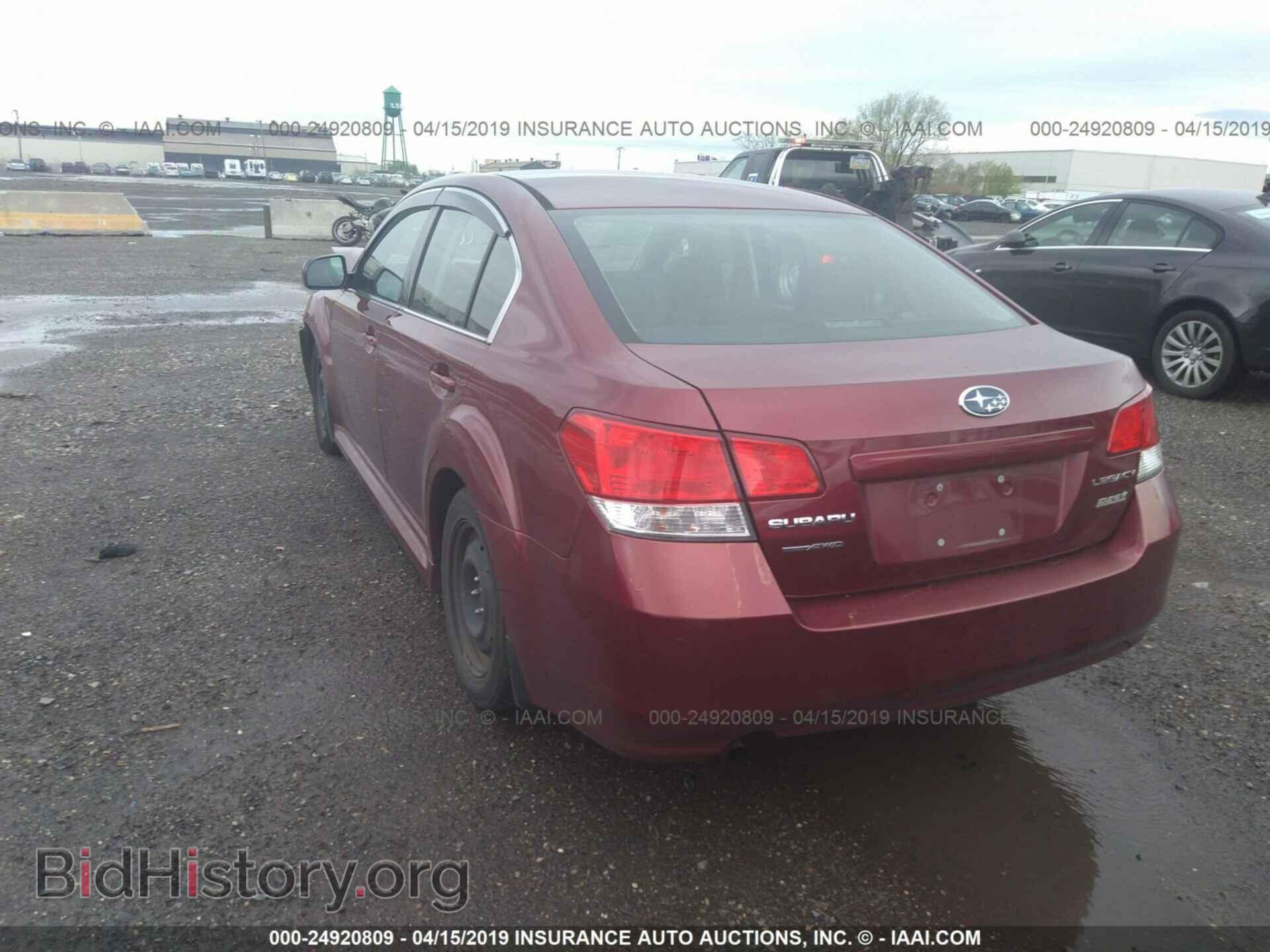 2011 SUBARU LEGACY - VIN: 4S3BMBA63B3234422 - Фото 3