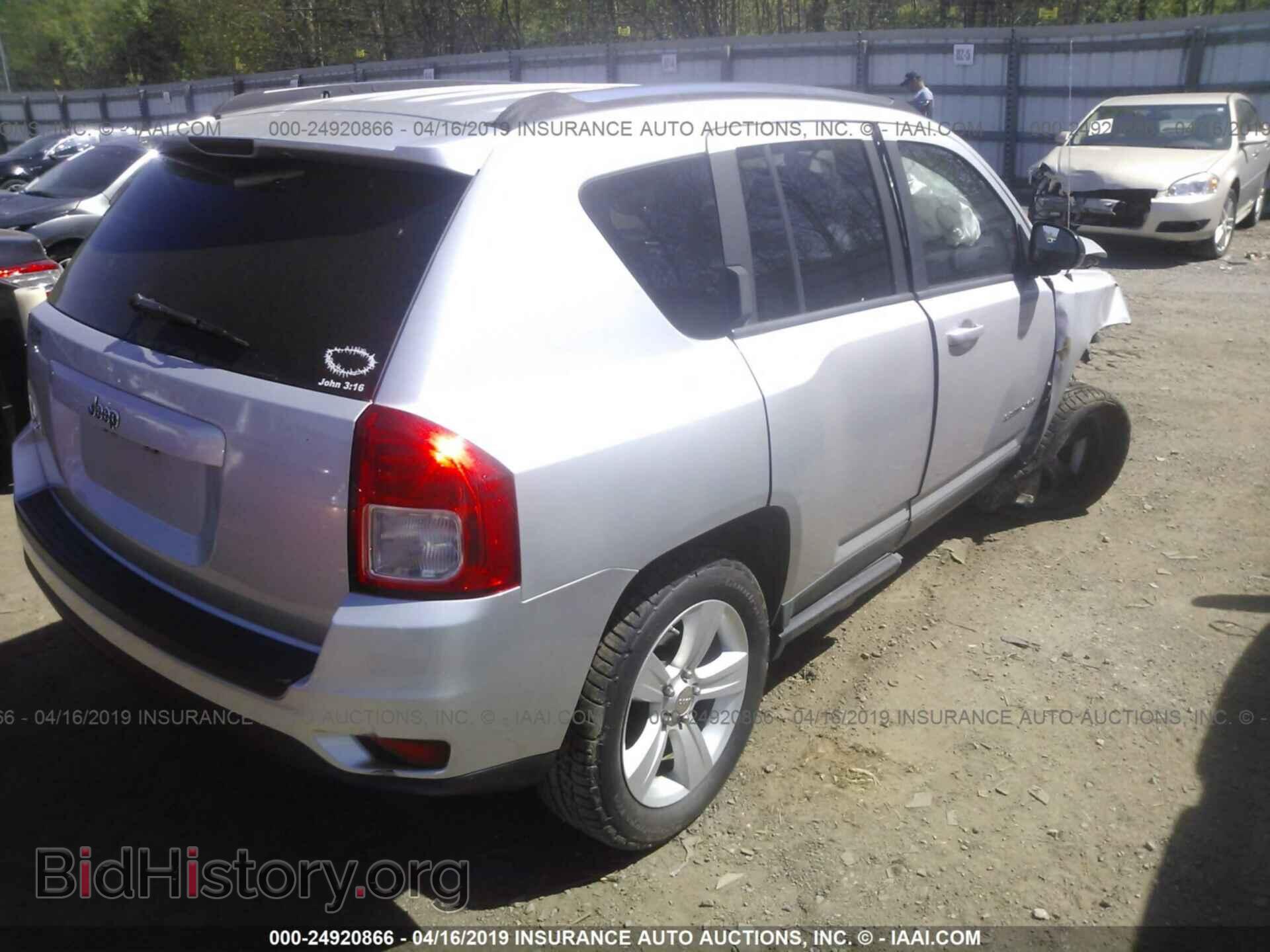 2011 JEEP COMPASS - VIN: 1J4NF1FB1BD223138 - Фото 4