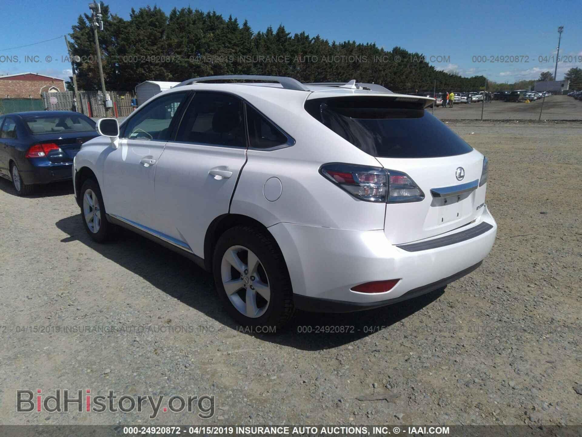 2012 LEXUS RX - VIN: 2T2BK1BA2CC148767 - Photo 3