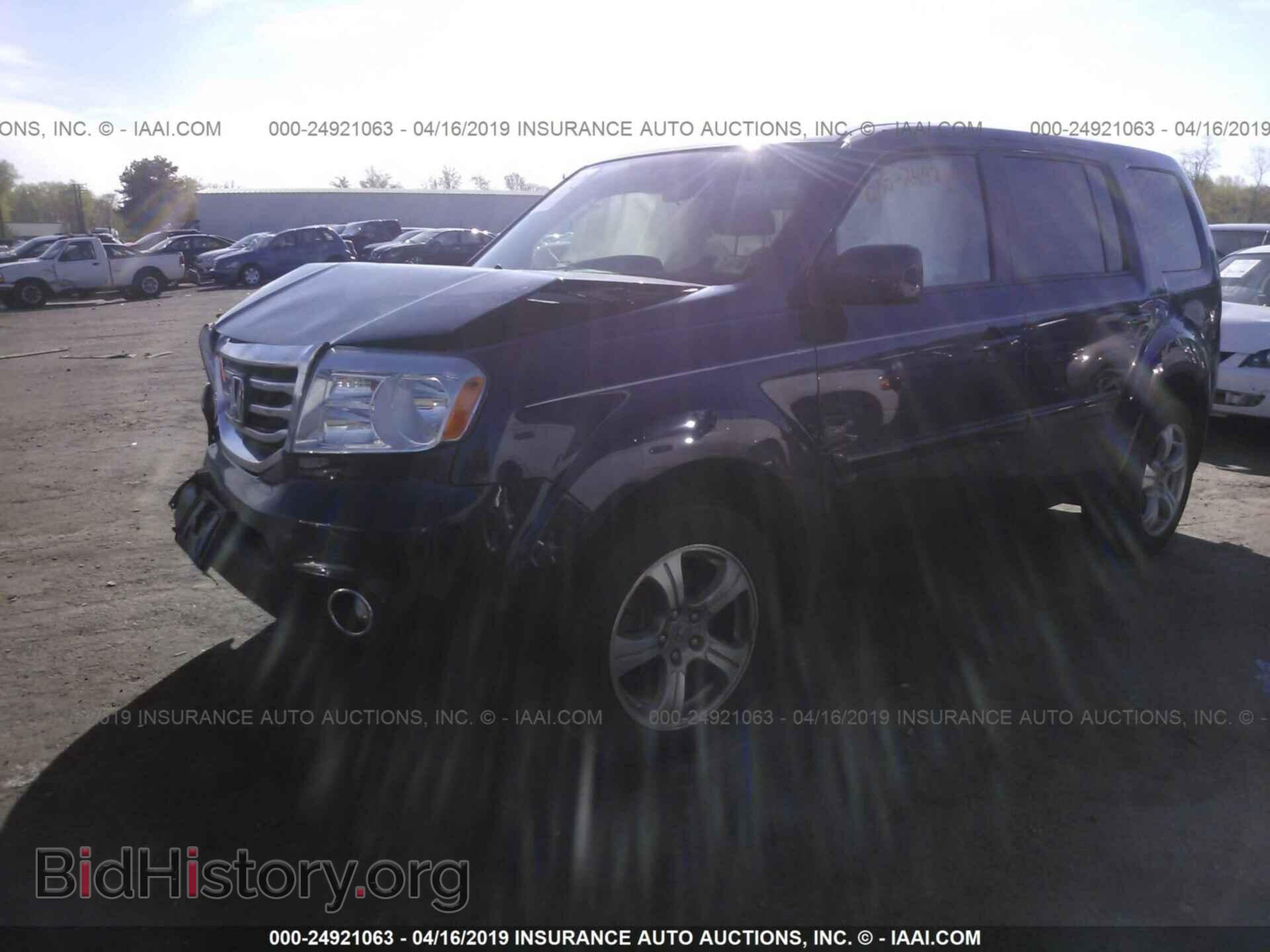 2013 HONDA PILOT - VIN: 5FNYF4H4XDB068958 - Фото 2