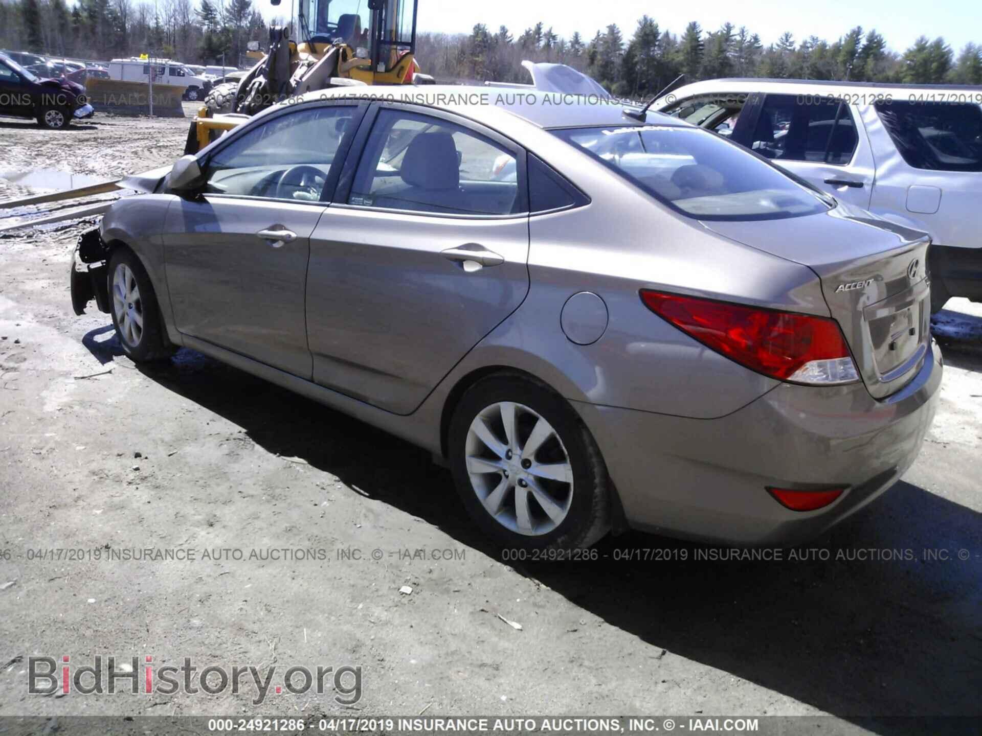 2013 HYUNDAI ACCENT - VIN: KMHCU4AE9DU319507 - Фото 3