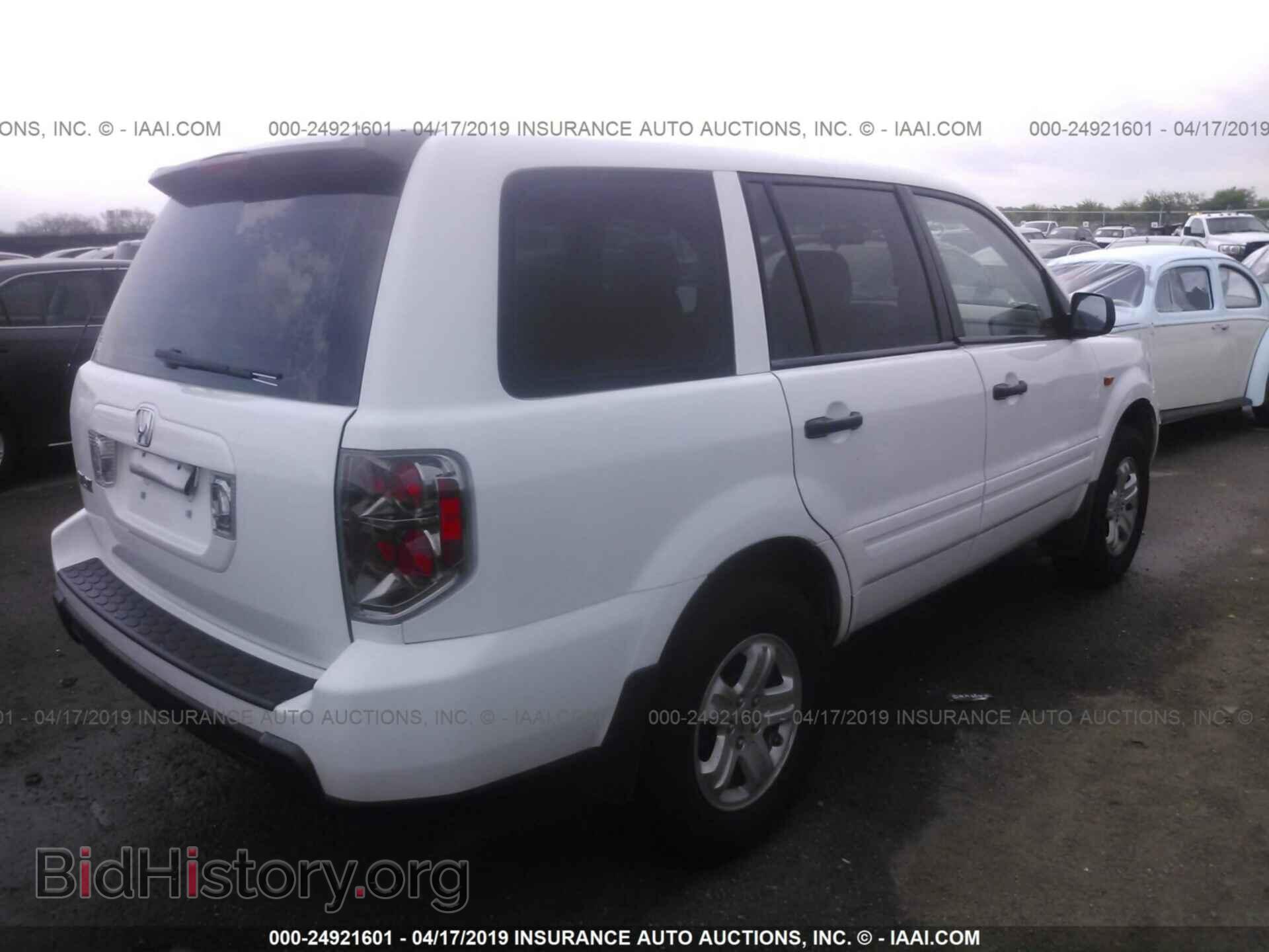 2007 HONDA PILOT - VIN: 5FNYF28167B028813 - Фото 4