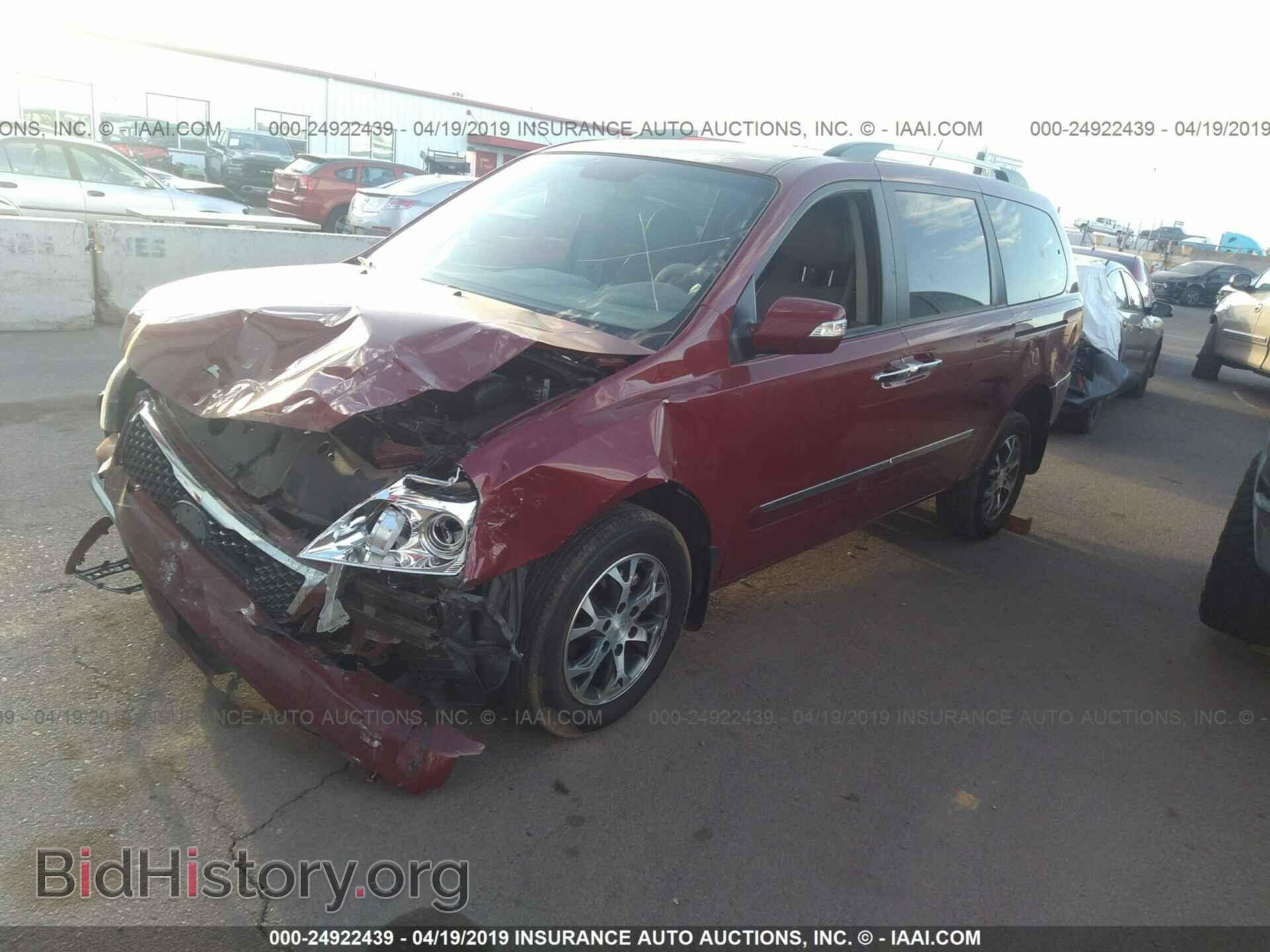 2014 KIA SEDONA - VIN: KNDMH4C76E6580918 - Фото 2