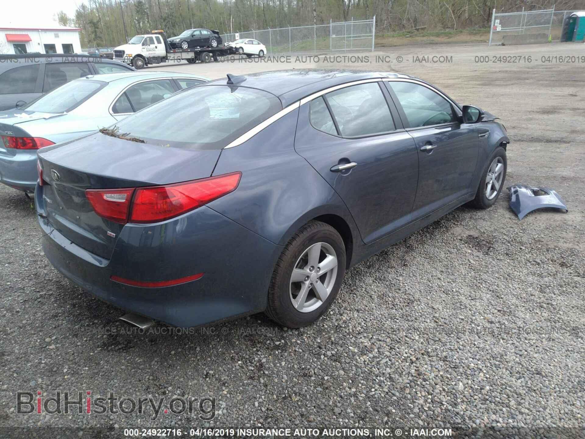 2015 KIA OPTIMA - VIN: 5XXGM4A70FG444735 - Photo 4