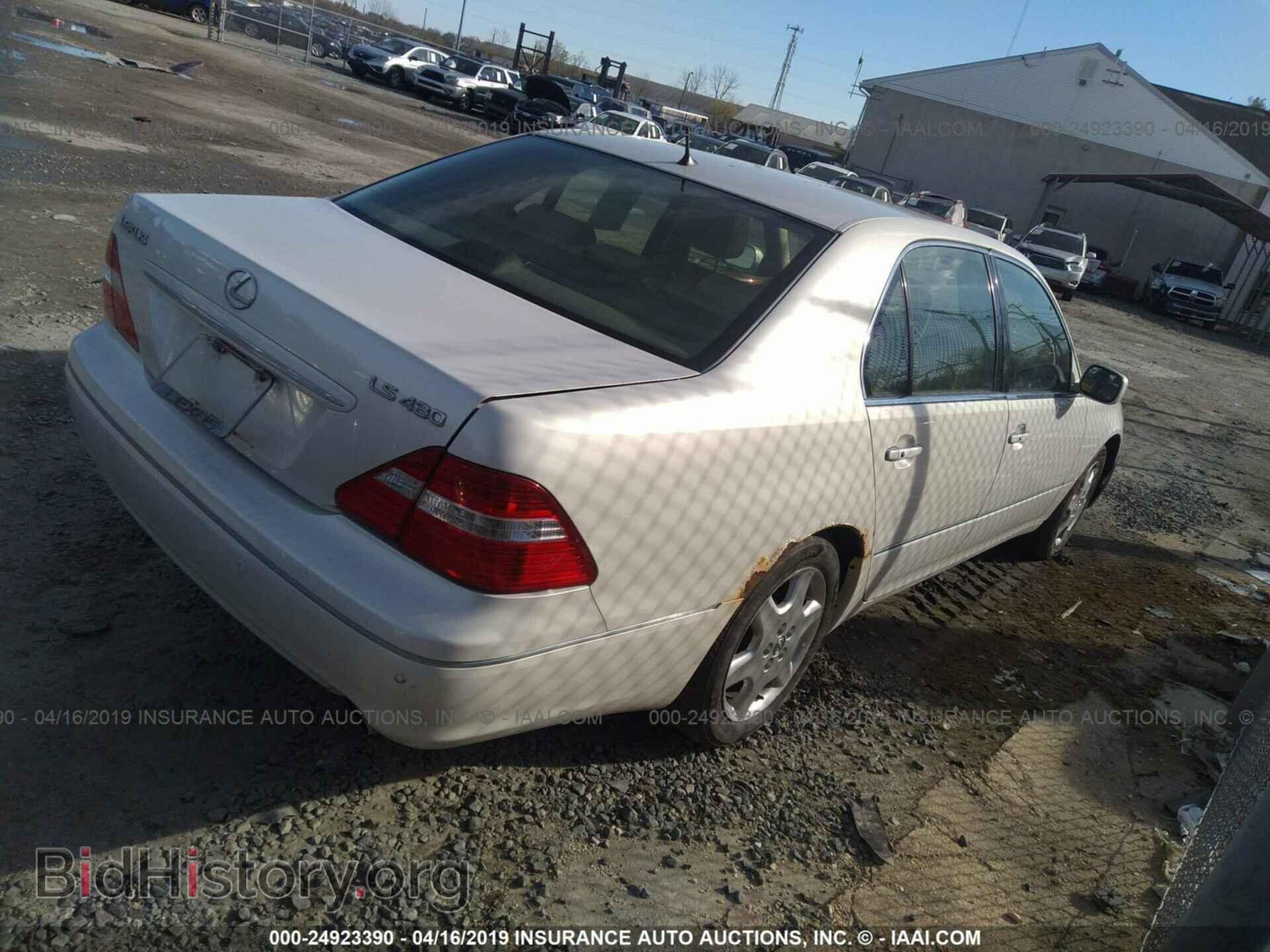 2004 LEXUS LS - VIN: JTHBN36F440160040 - Фото 4