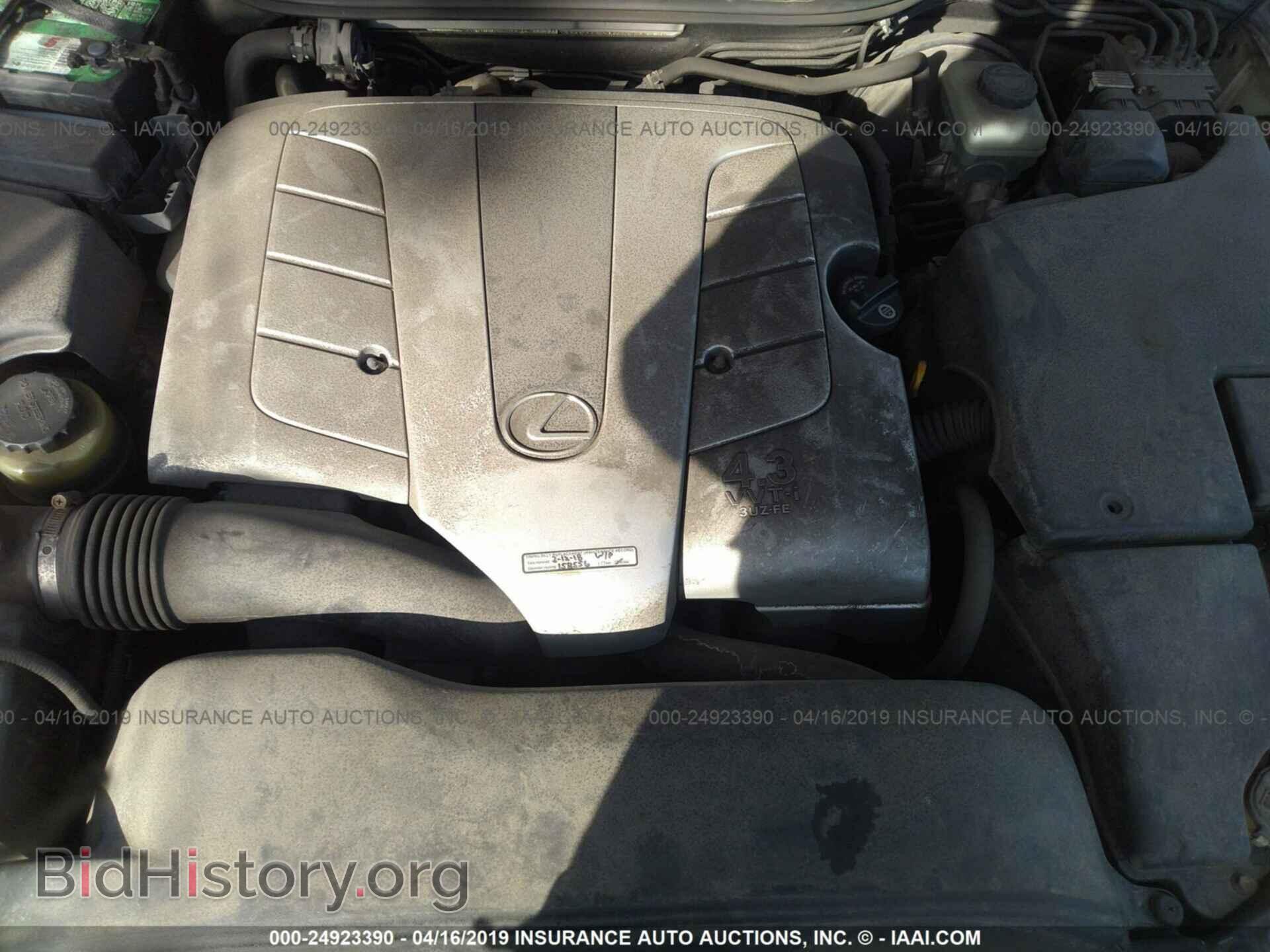2004 LEXUS LS - VIN: JTHBN36F440160040 - Фото 10