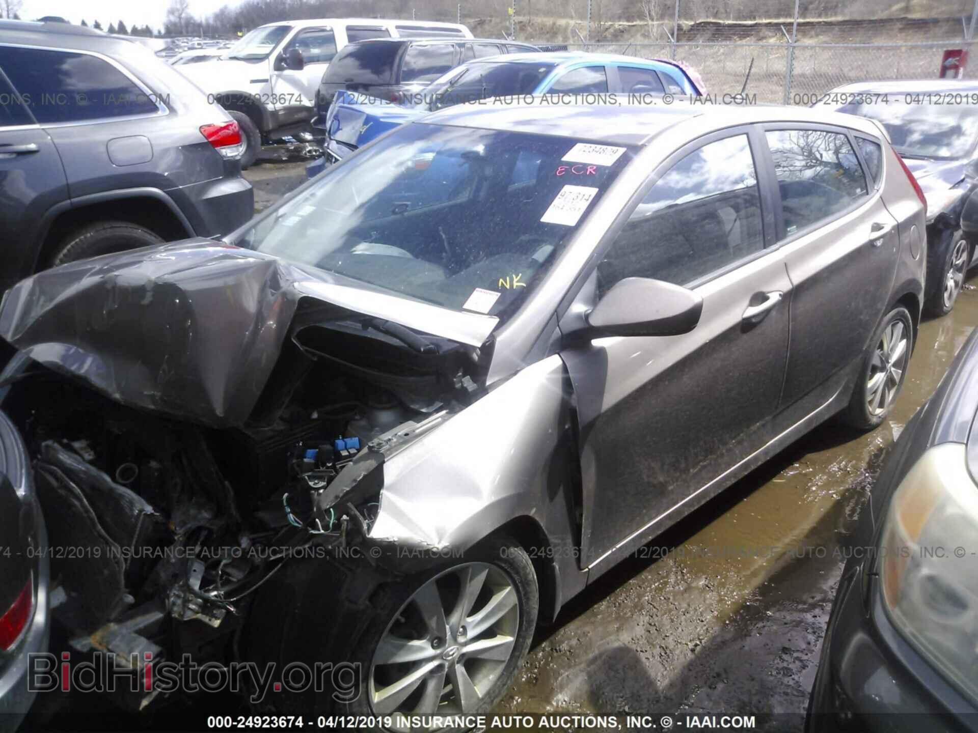 2012 HYUNDAI ACCENT - VIN: KMHCU5AE5CU030841 - Фото 2