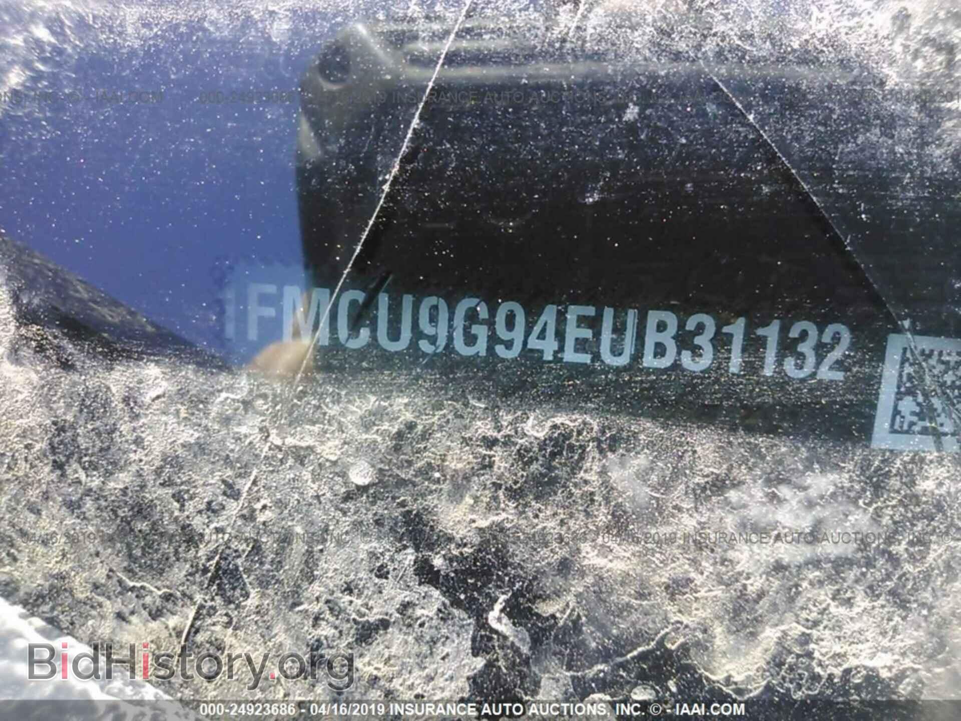 2014 FORD ESCAPE - VIN: 1FMCU9G94EUB31132 - Фото 9