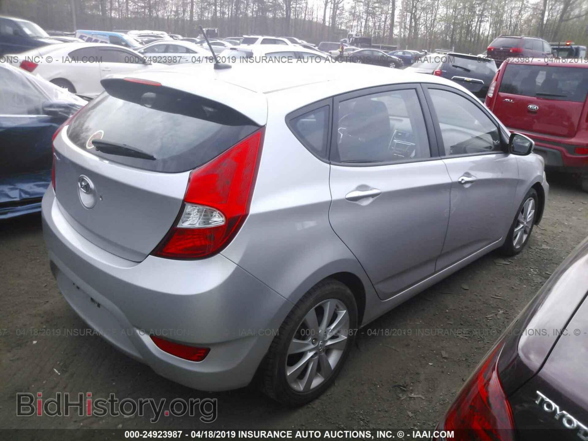 2012 HYUNDAI ACCENT - VIN: KMHCU5AE2CU016248 - Фото 4